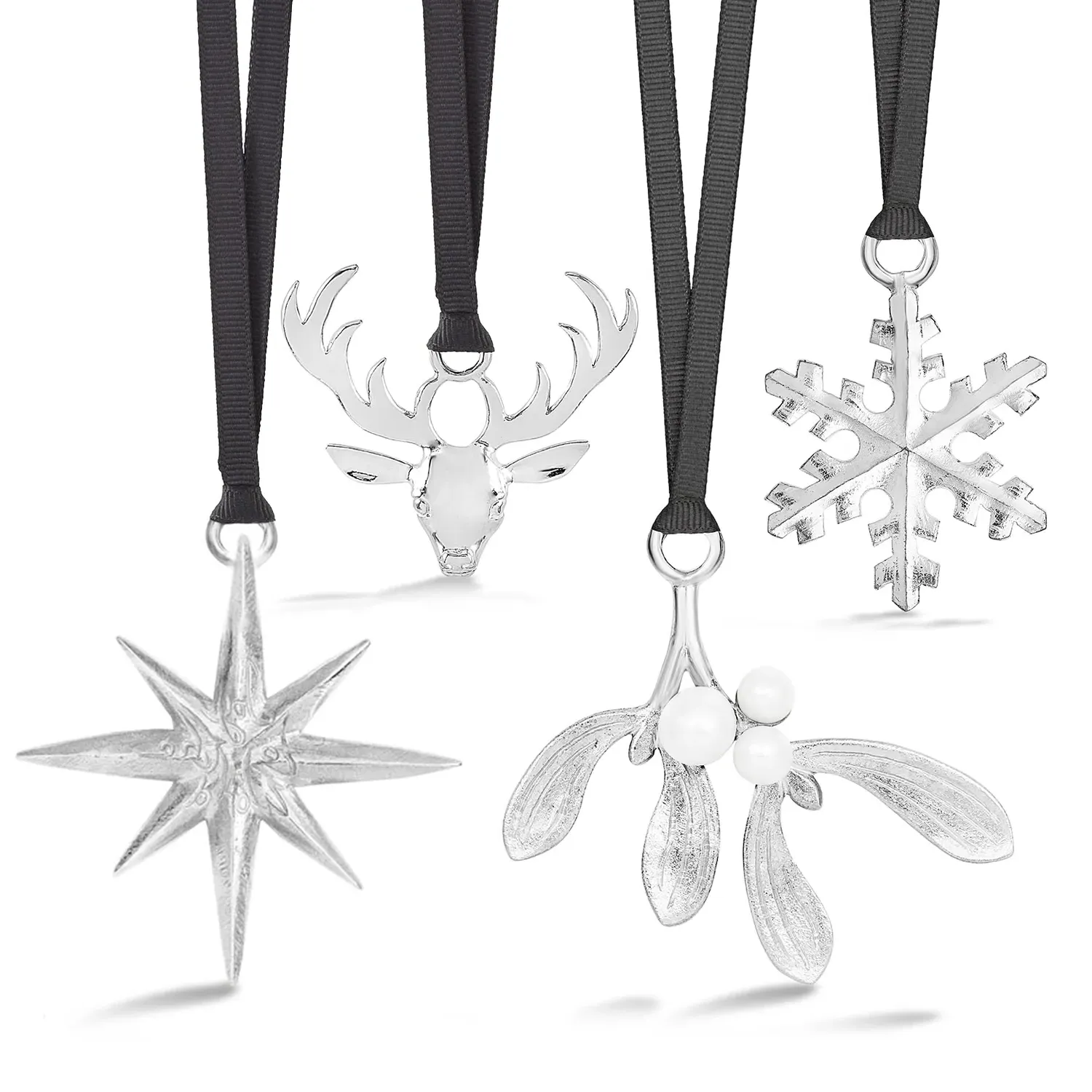Winter Wonderland Christmas Decoration Set - Silver