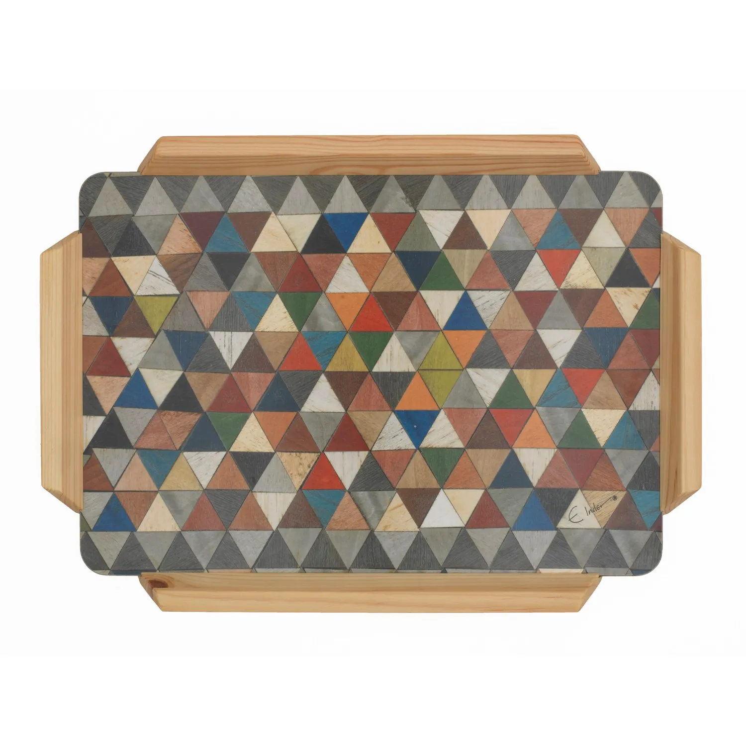 Harlequin Extra Large Serving Tray - Green, Eucalyptus