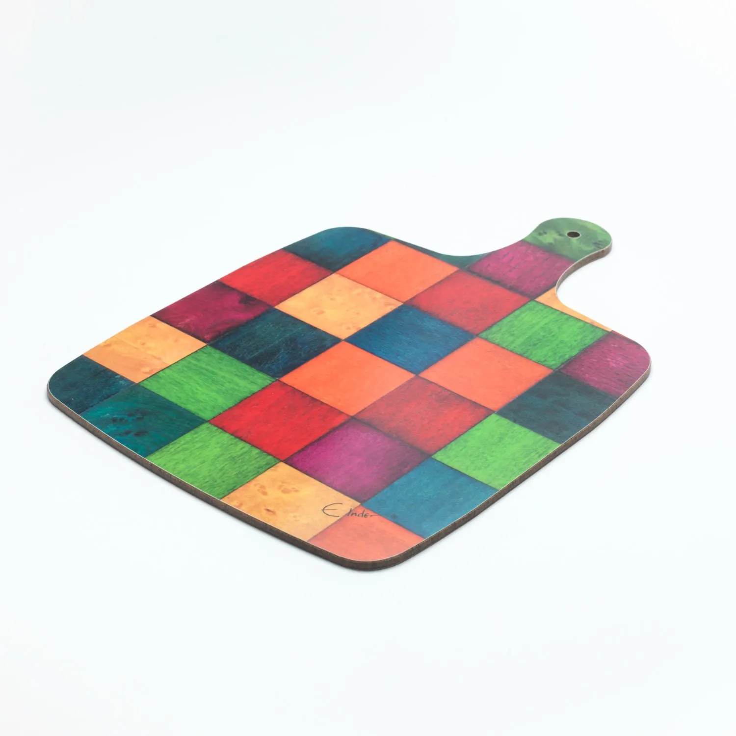 Rainbow Chopping Board Paddle Set - Melamine