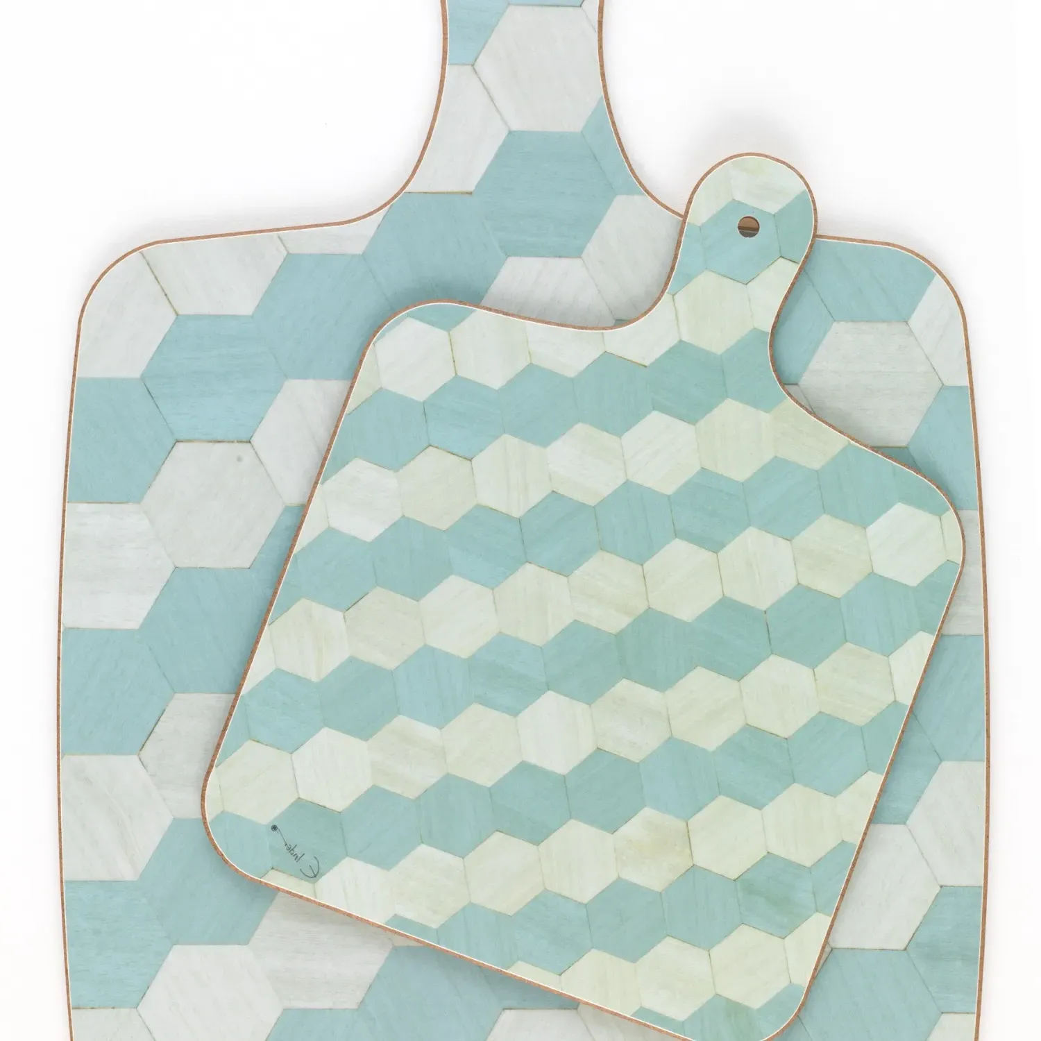 Sorrento Chopping Board Set - Blue, Melamine