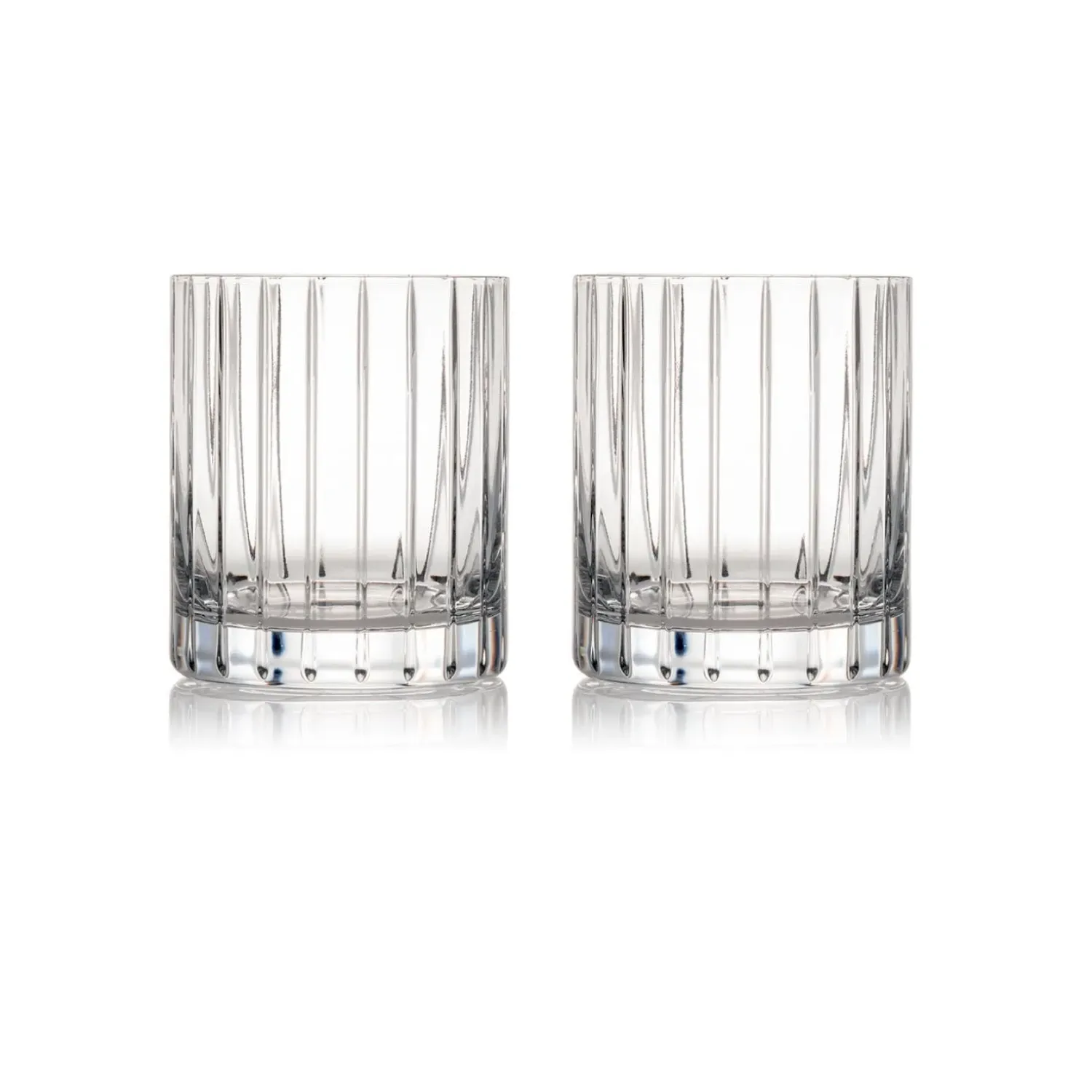 Pair of Crystal Tumblers - Lead-Free Crystalline image
