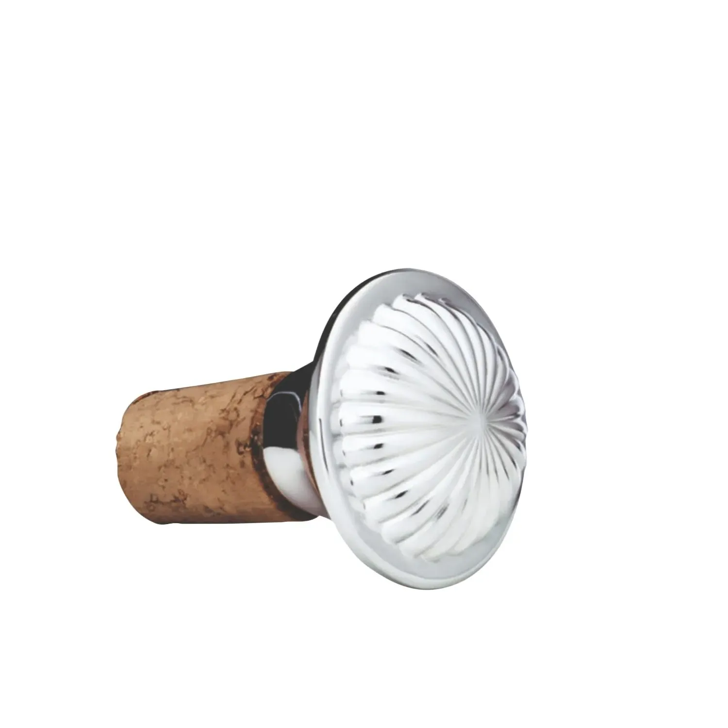 Queen Anne Cork Stopper - Silver image