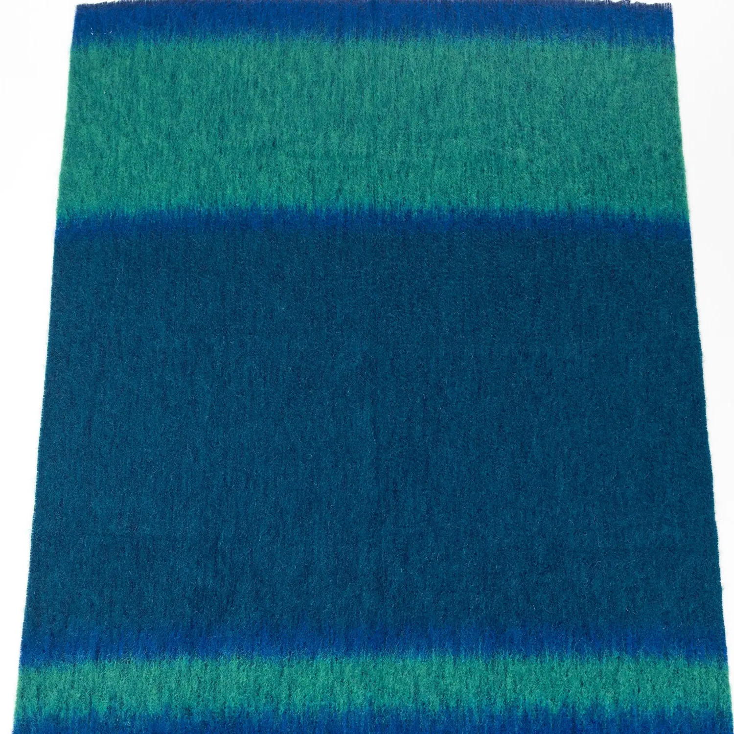 Rothko Peacock Throw - Blue, Mohair image
