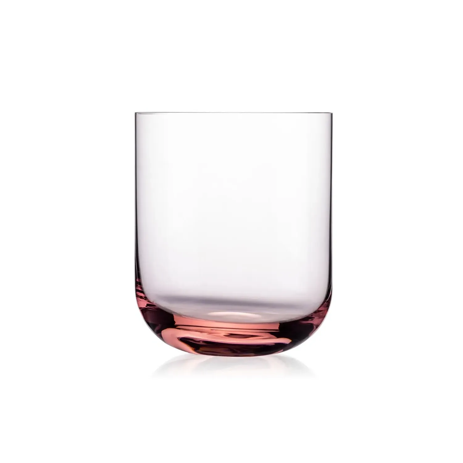 Six Crystal Tumblers - Rose Gold