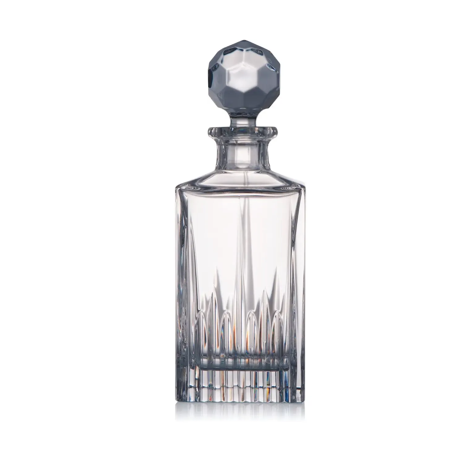 Square Crystal Skylight Decanter - Clear