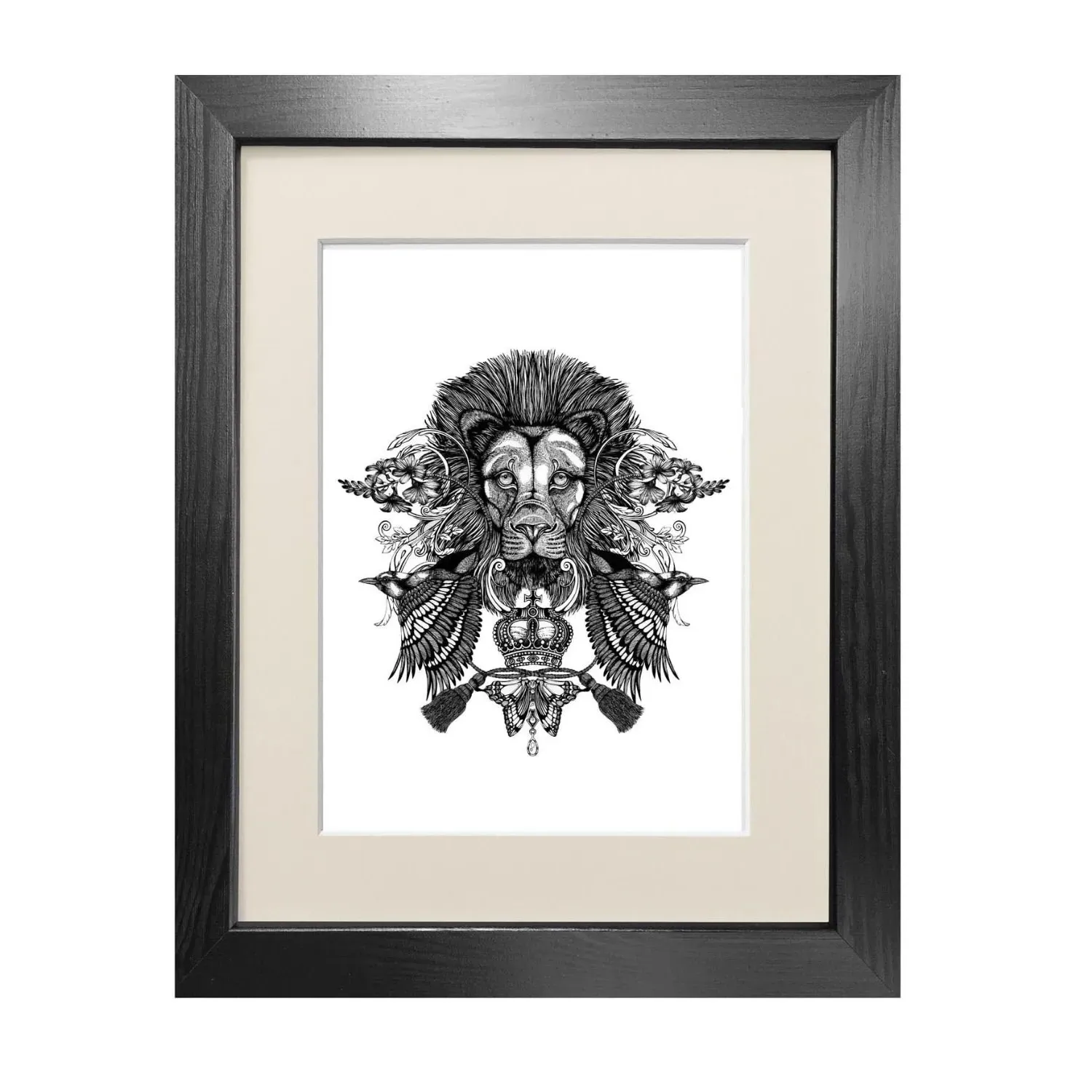 The Regal Lion A3 Fine Art Print