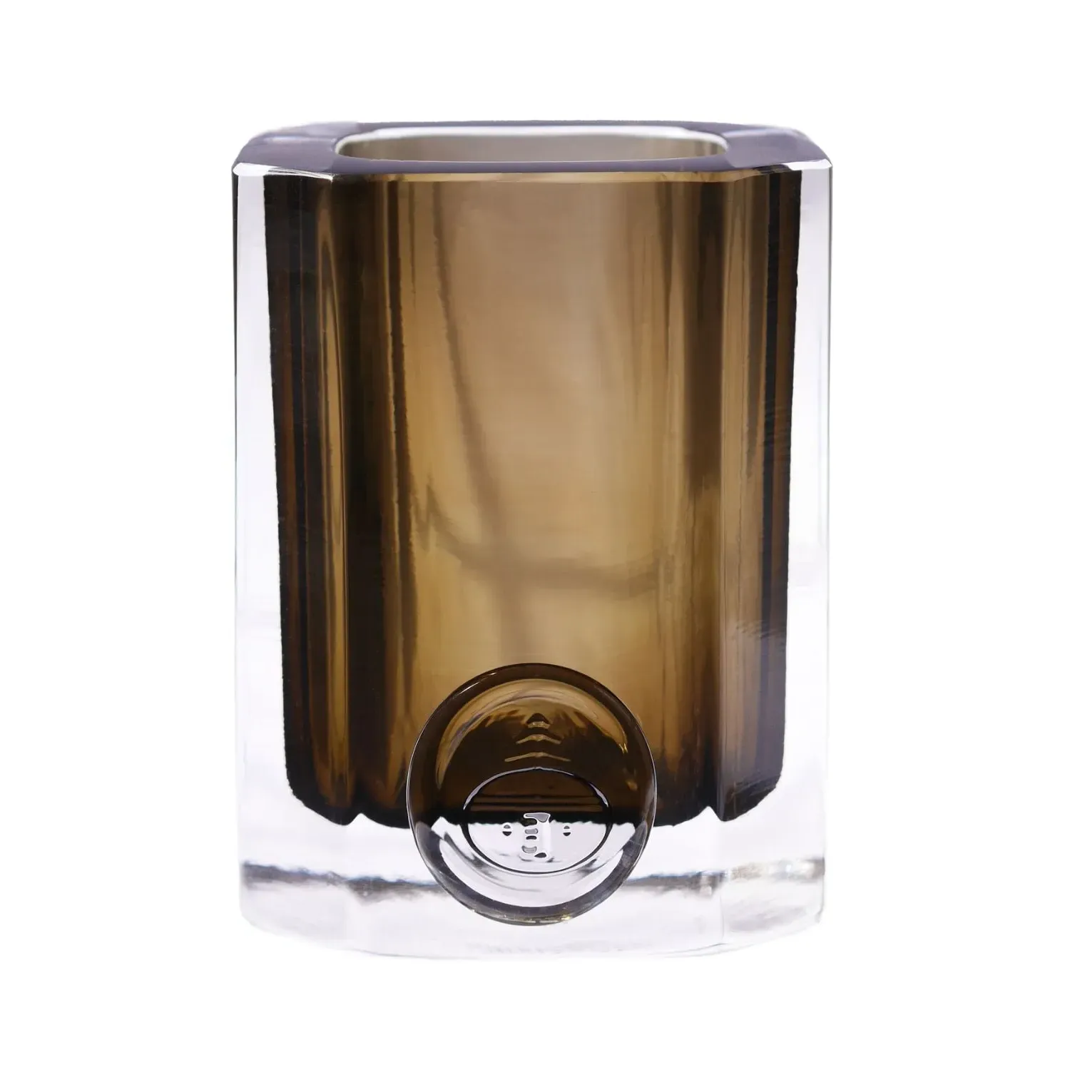 Äpple Handblown Glass Vessel - Green image