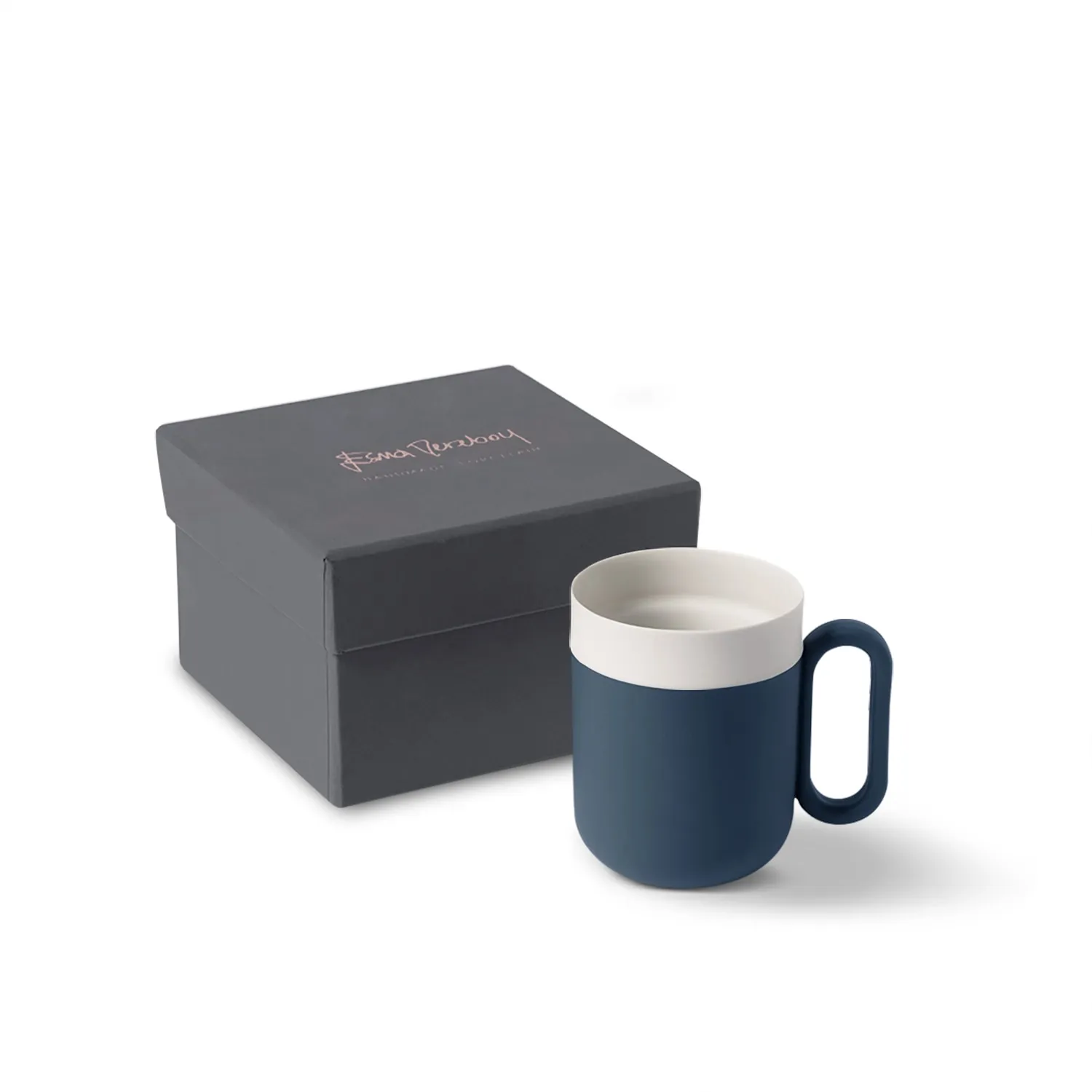 Capsule Small Mug - Blue, Porcelain