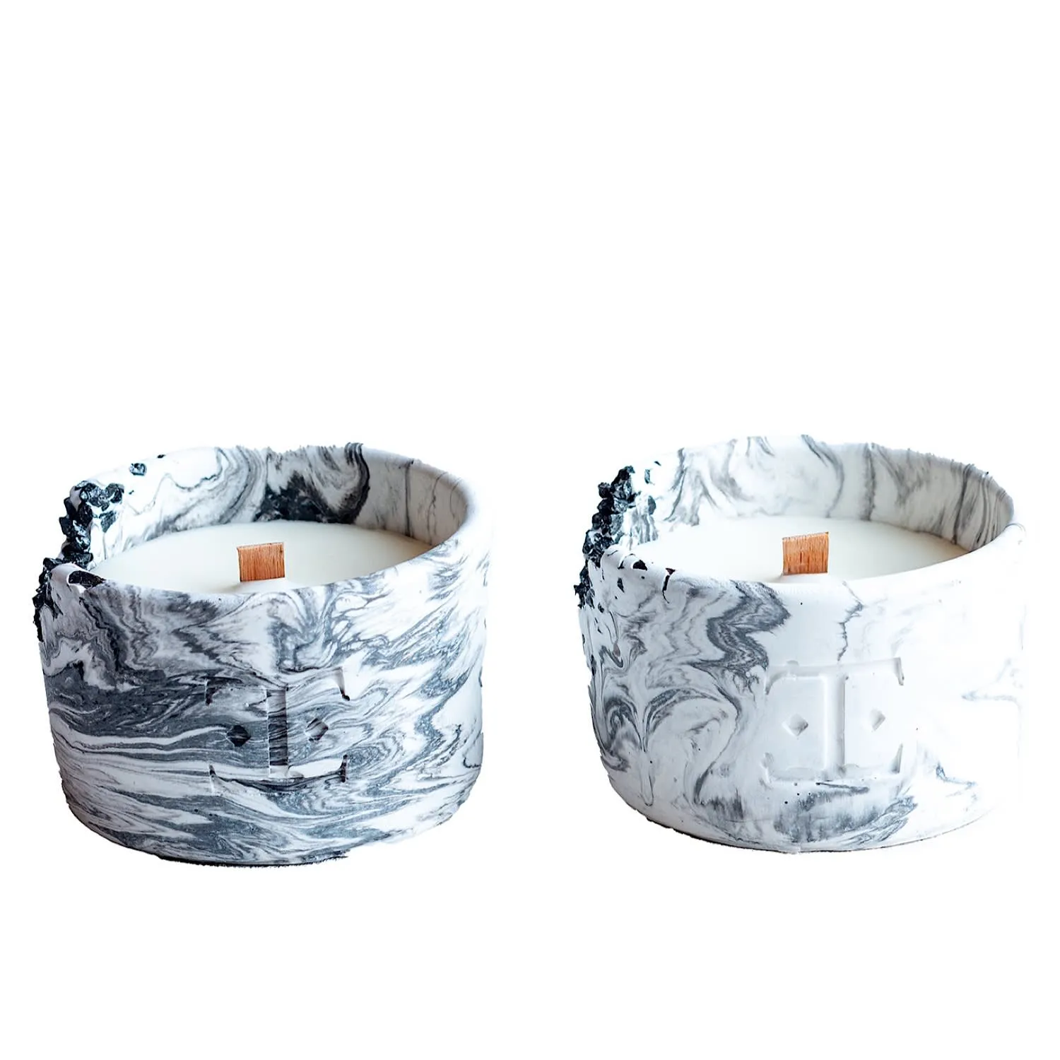 Black Rose Midi Candle Set - Black