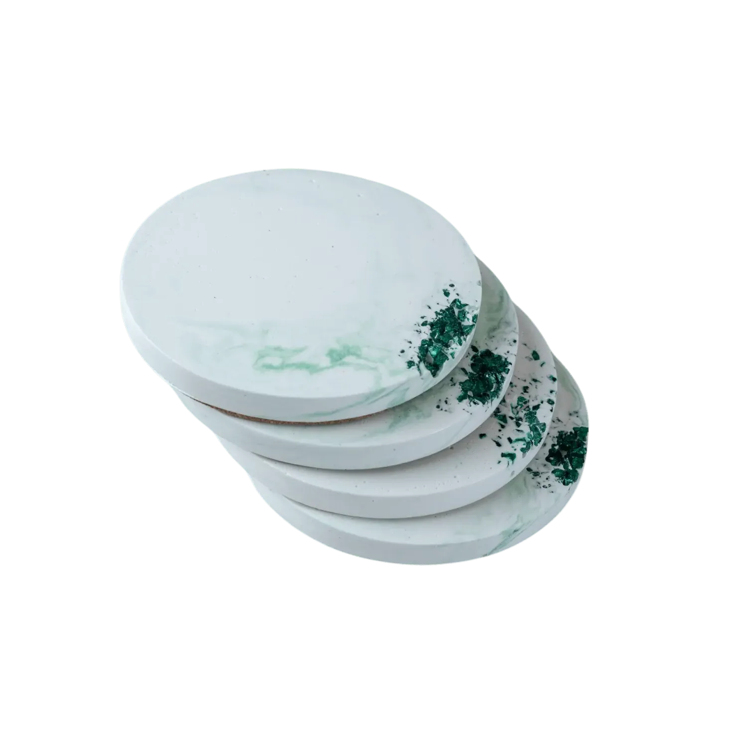 Mystic Green Coaster Set - Green image