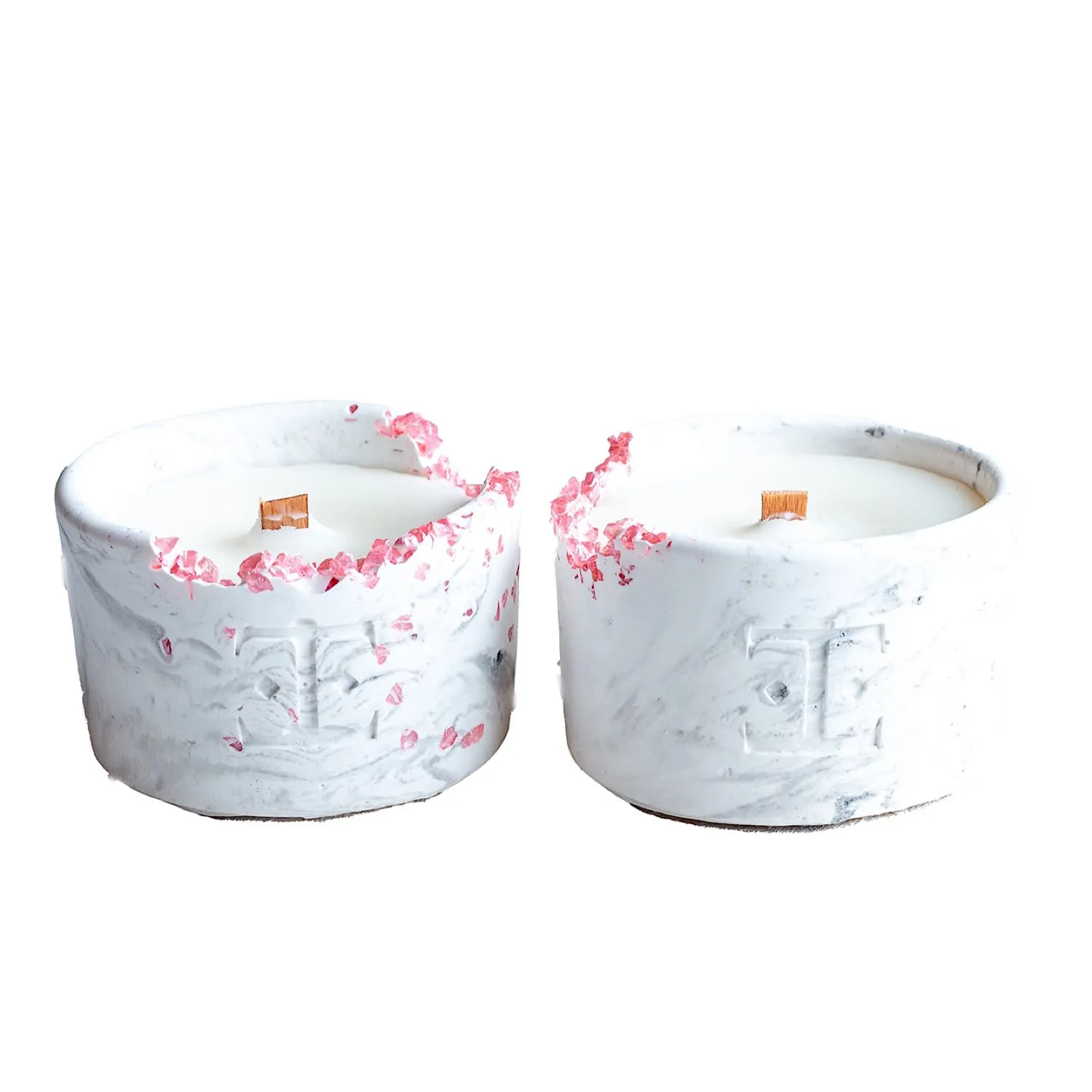 Silver Glow Midi Candle Set - Silver image