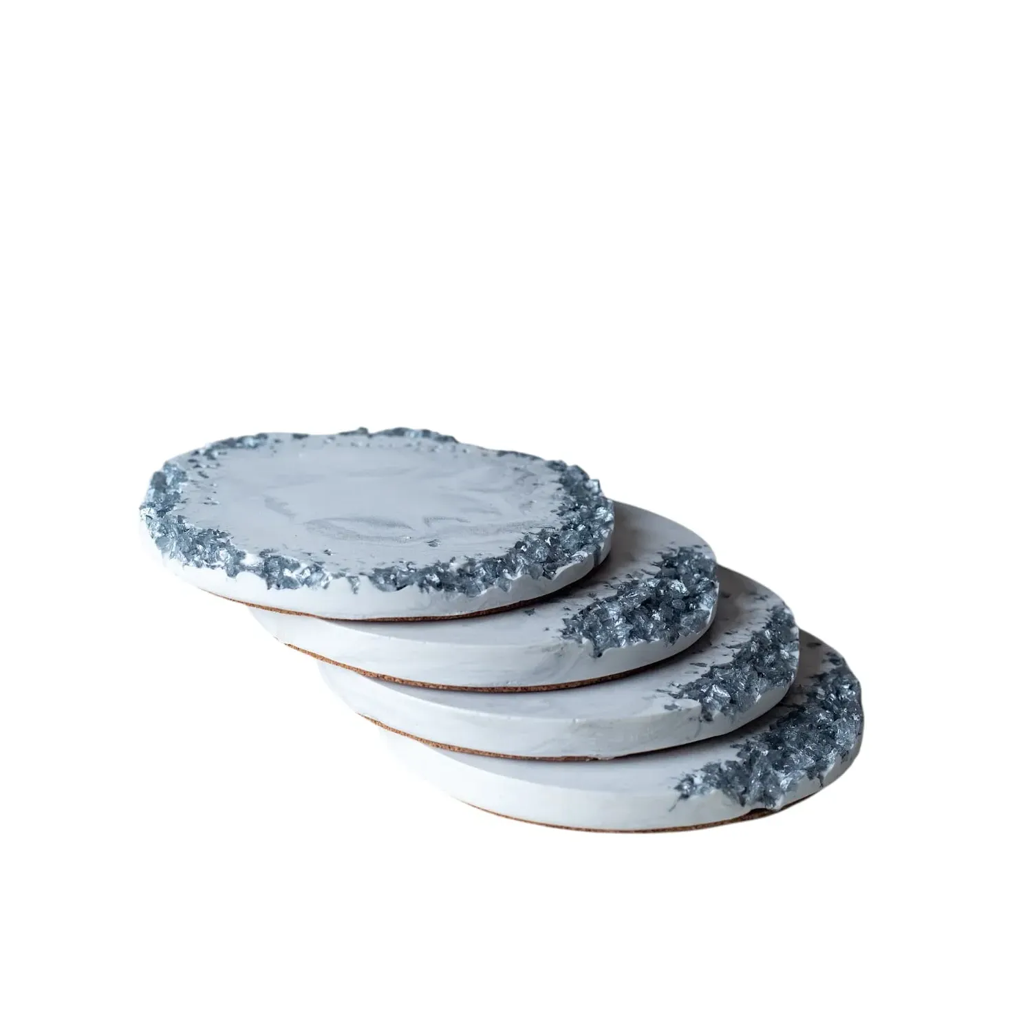 Silver Muse Coaster Set - Silver image