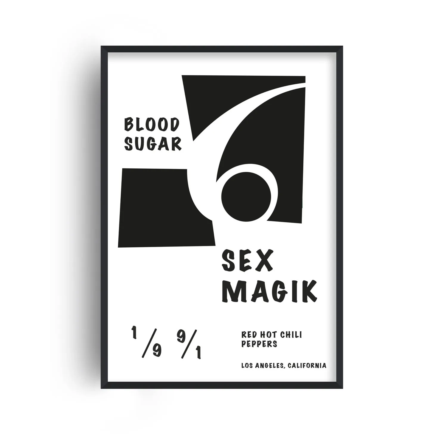 Blood Sugar Sex Magik A3 Art Print - White image