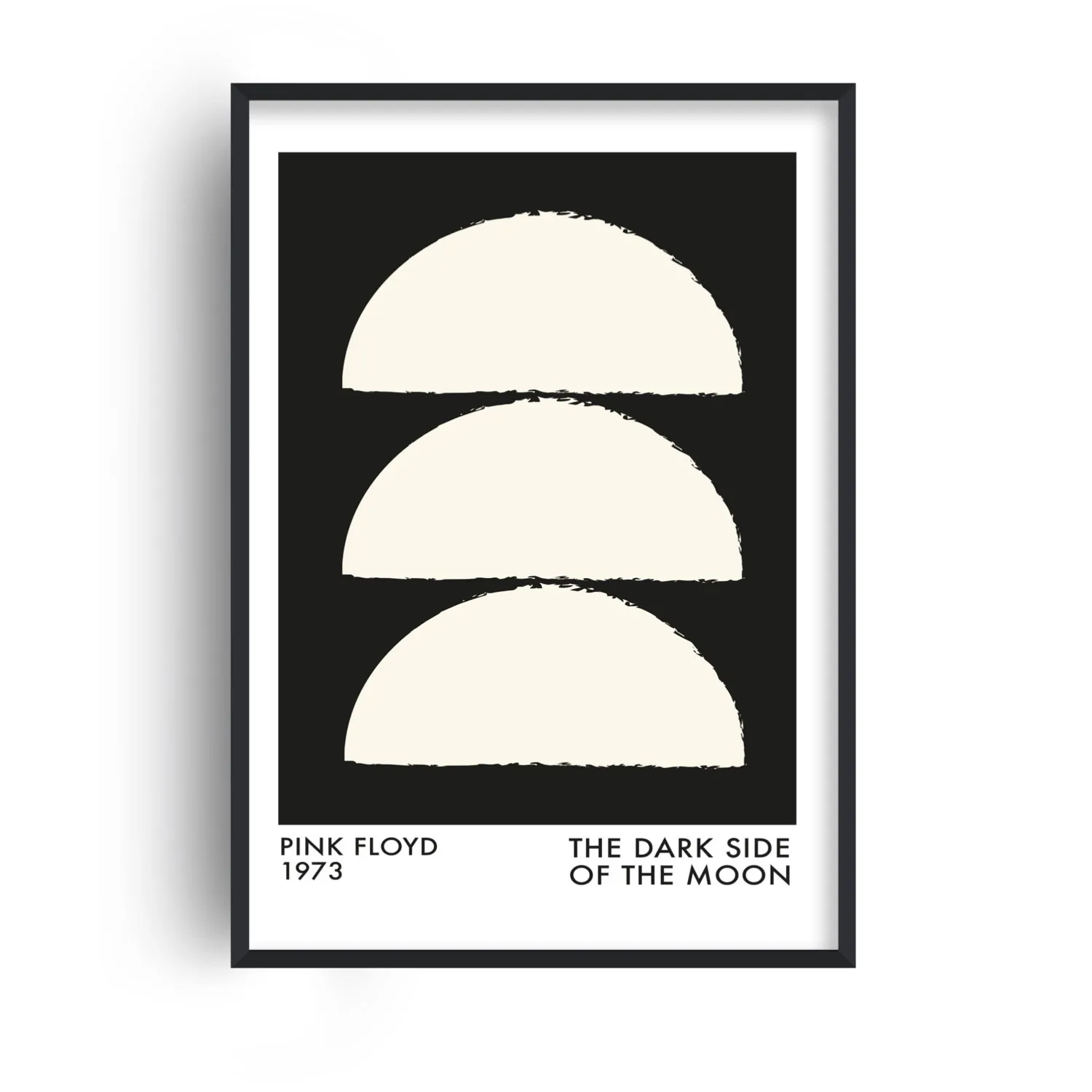Dark Side Of The Moon A2 Art Print - Black