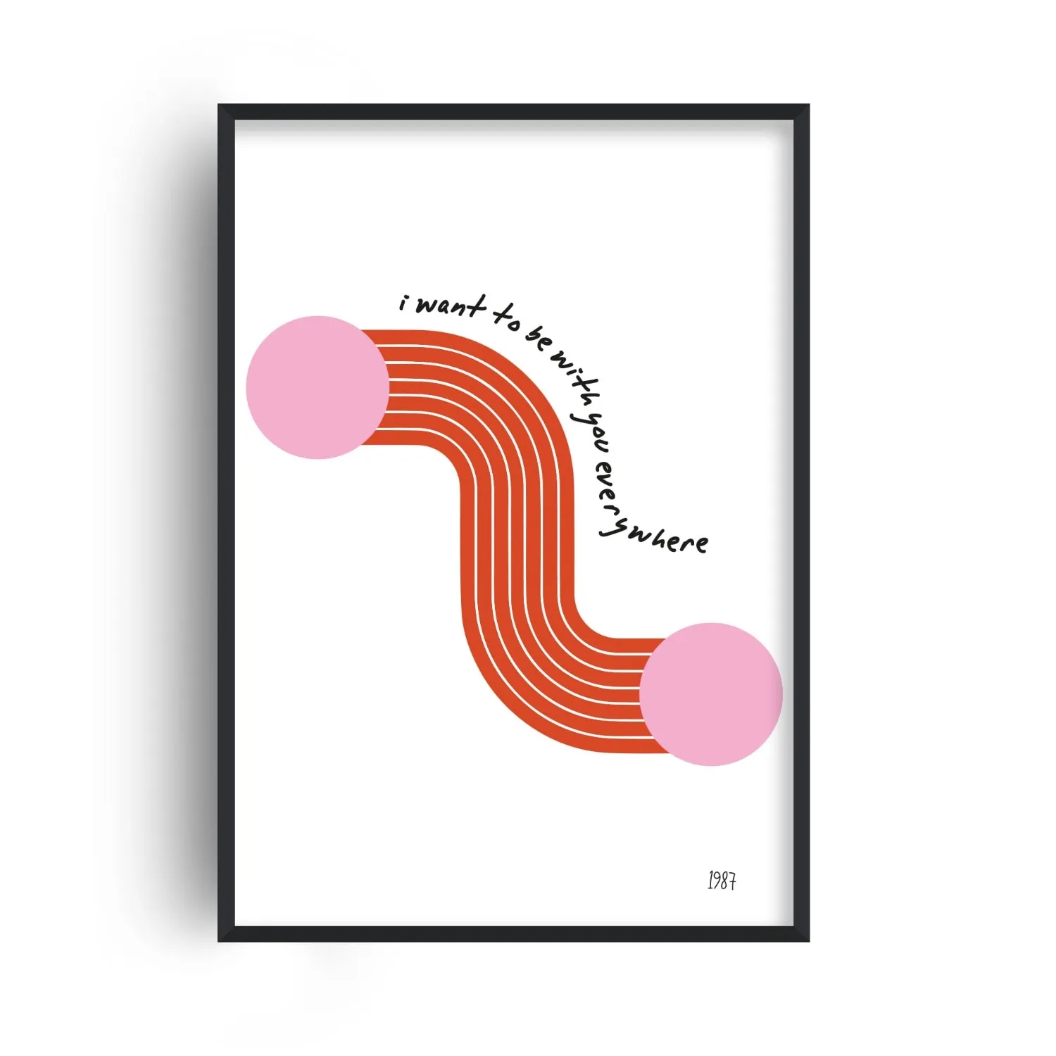 Fleetwood Mac A2 Giclée Art Print - Red/Pink