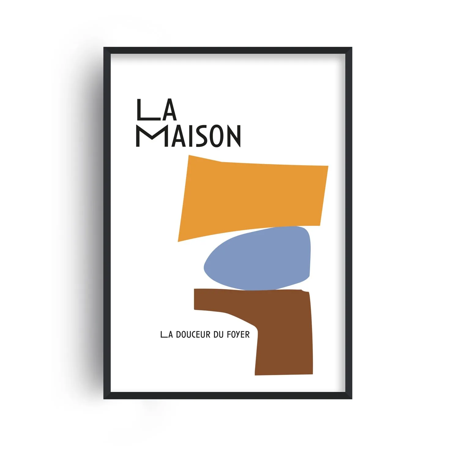 La Maison A2 Giclée Art Print - White