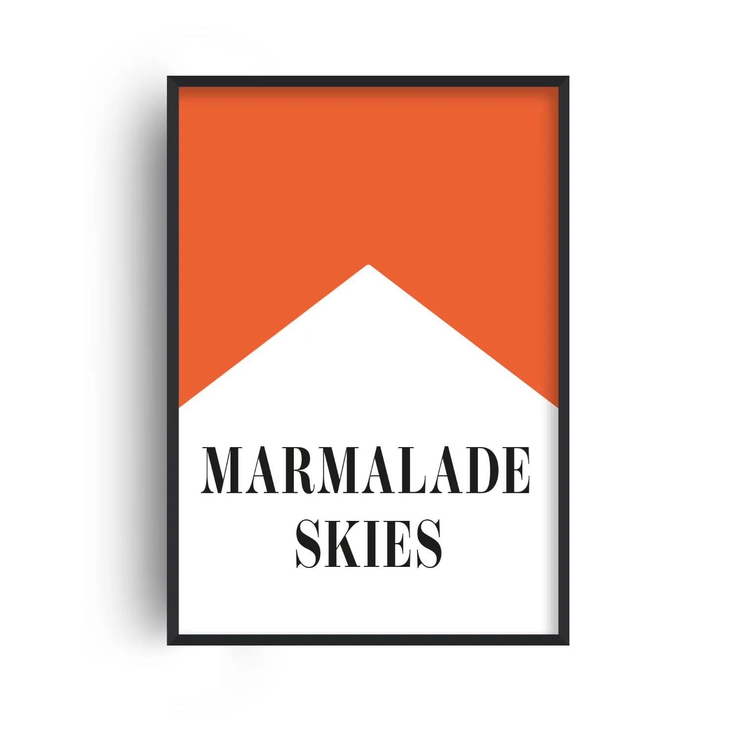 Marmalade Skies A2 Giclée Art Print - Orange