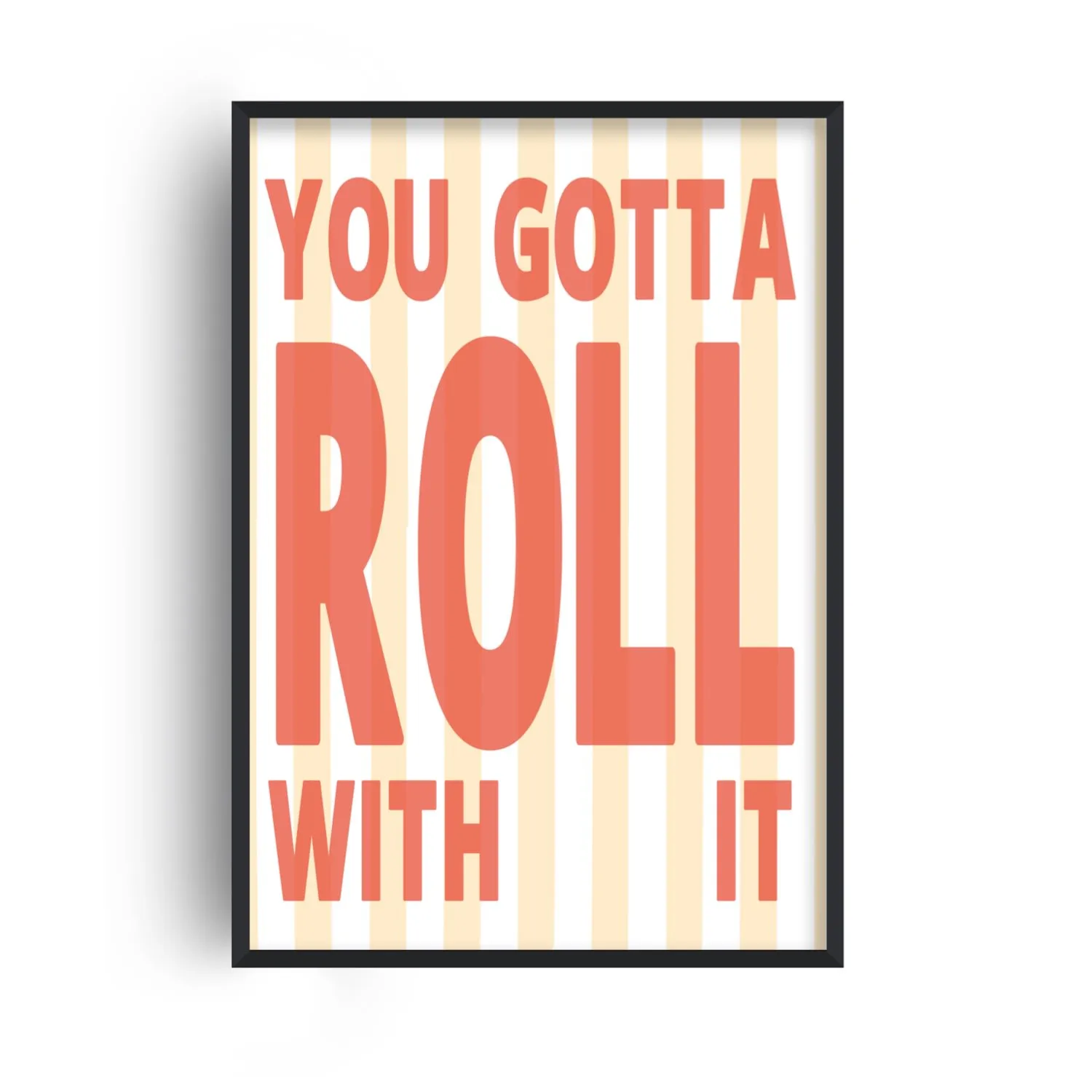 Roll With It Oasis A3 Giclée Art Print - Red