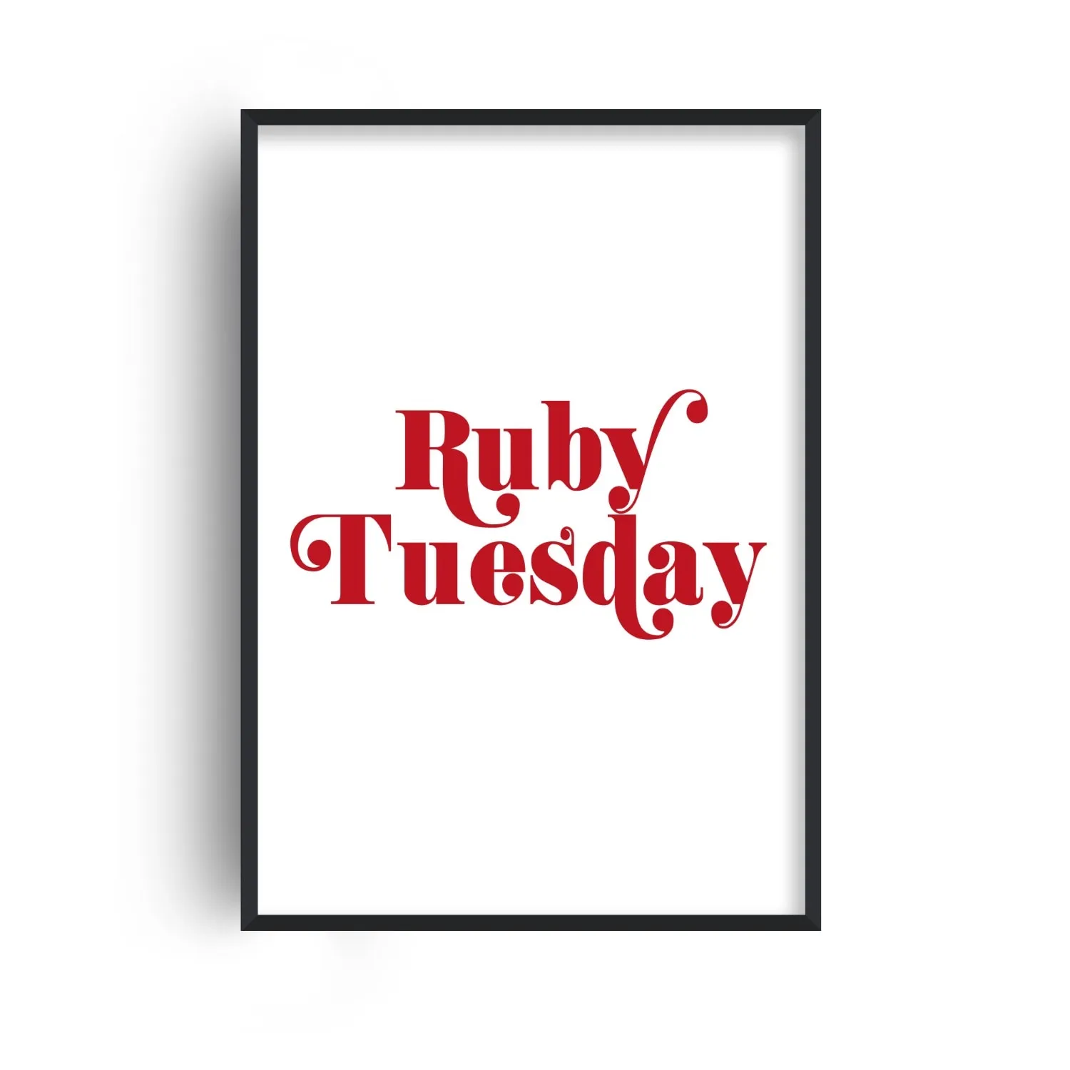 Ruby Tuesday A2 Giclée Art Print - Red