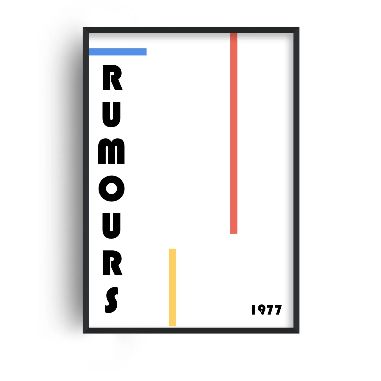 Rumours Fleetwood Mac A2 Art Print - White image