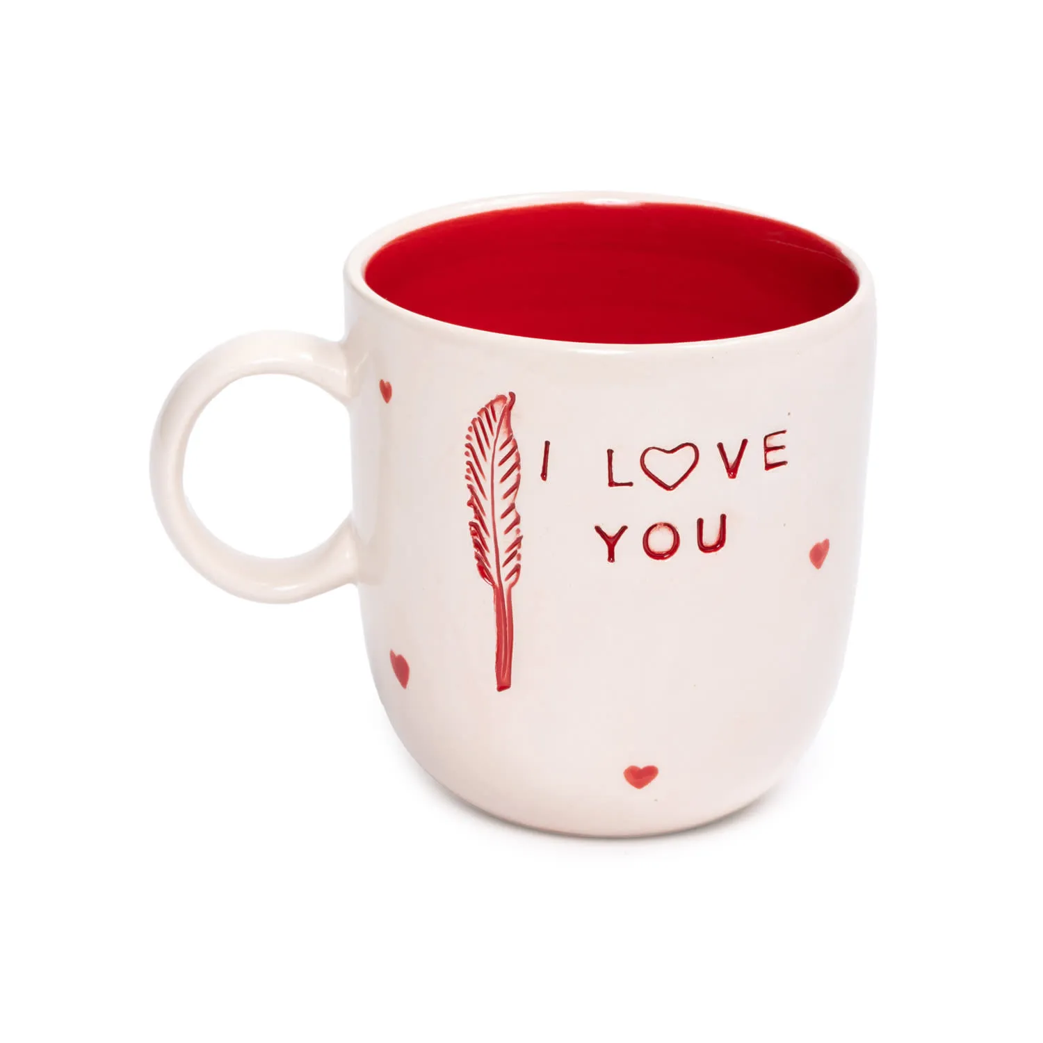 L'amour Paris Valentines Mood Mug - Red, Ceramic image