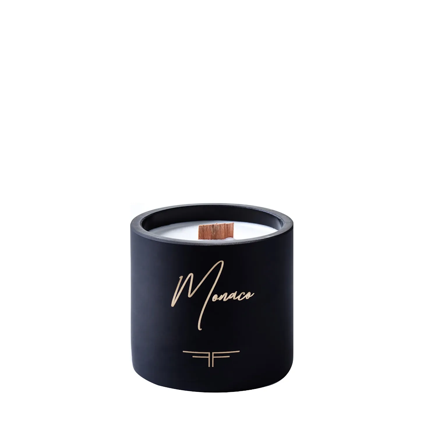 Monaco Woodwick Candle - Black