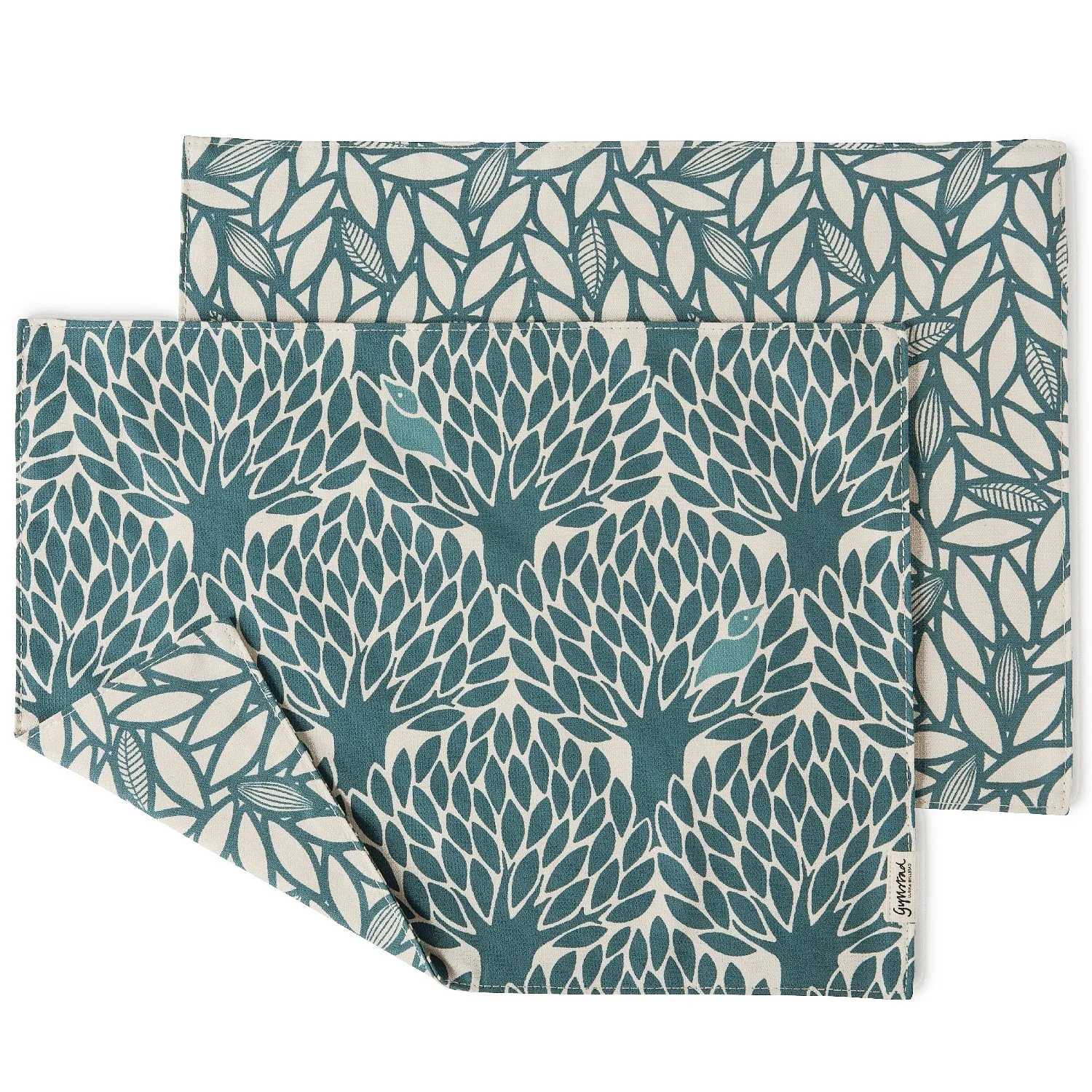 Gomstalle & Bladverk Placemats Set of 2 - Blue, Cotton image