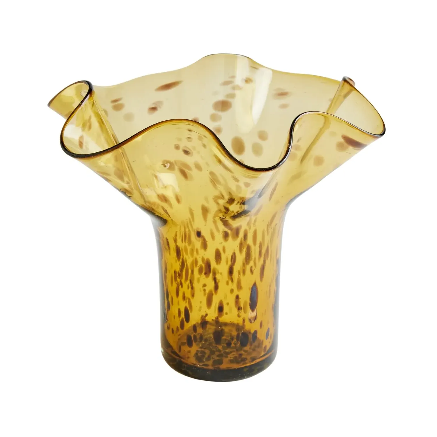 Lettuce Leaf Vase - Brown Tortoise image