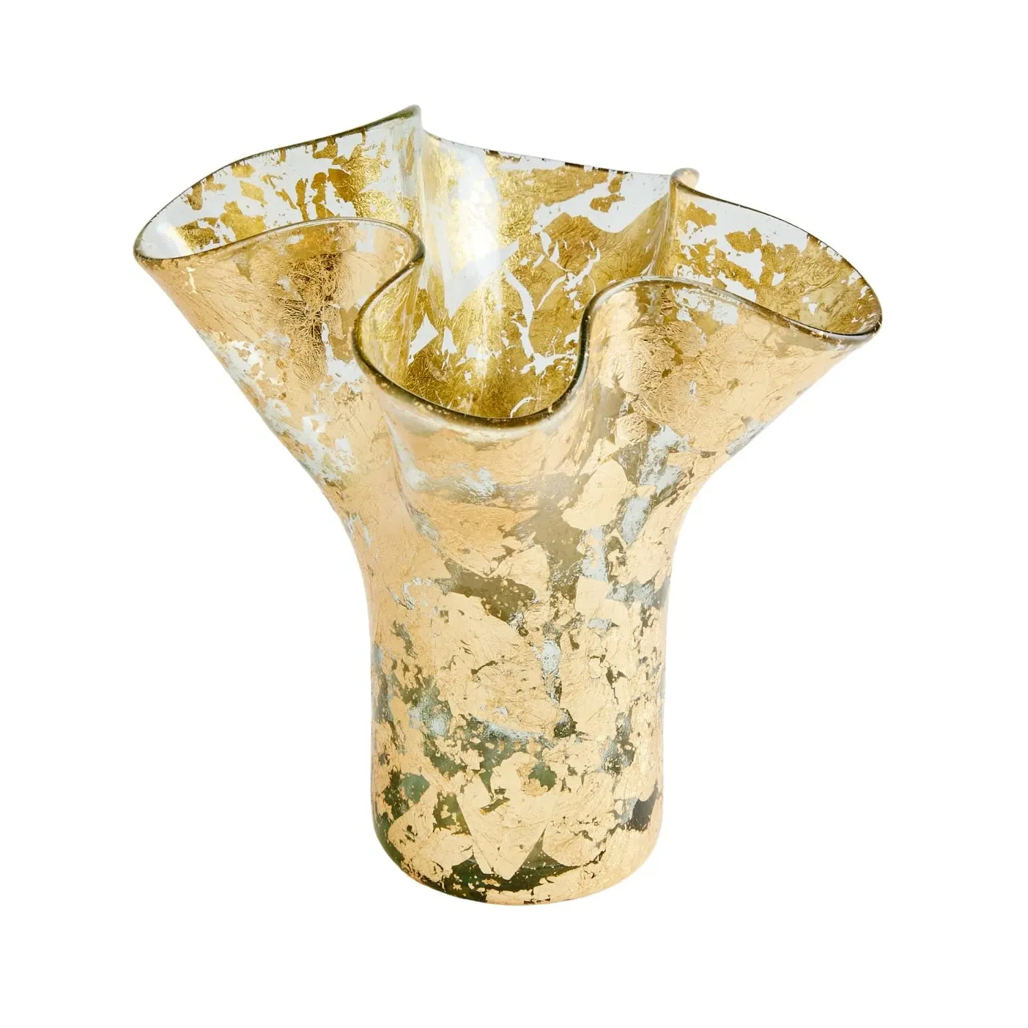 Lettuce Leaf Vase - Gold