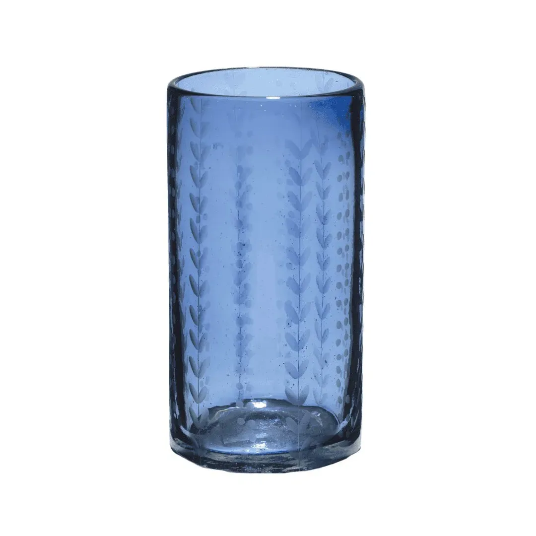 Signature Seven Water Glass - Blue