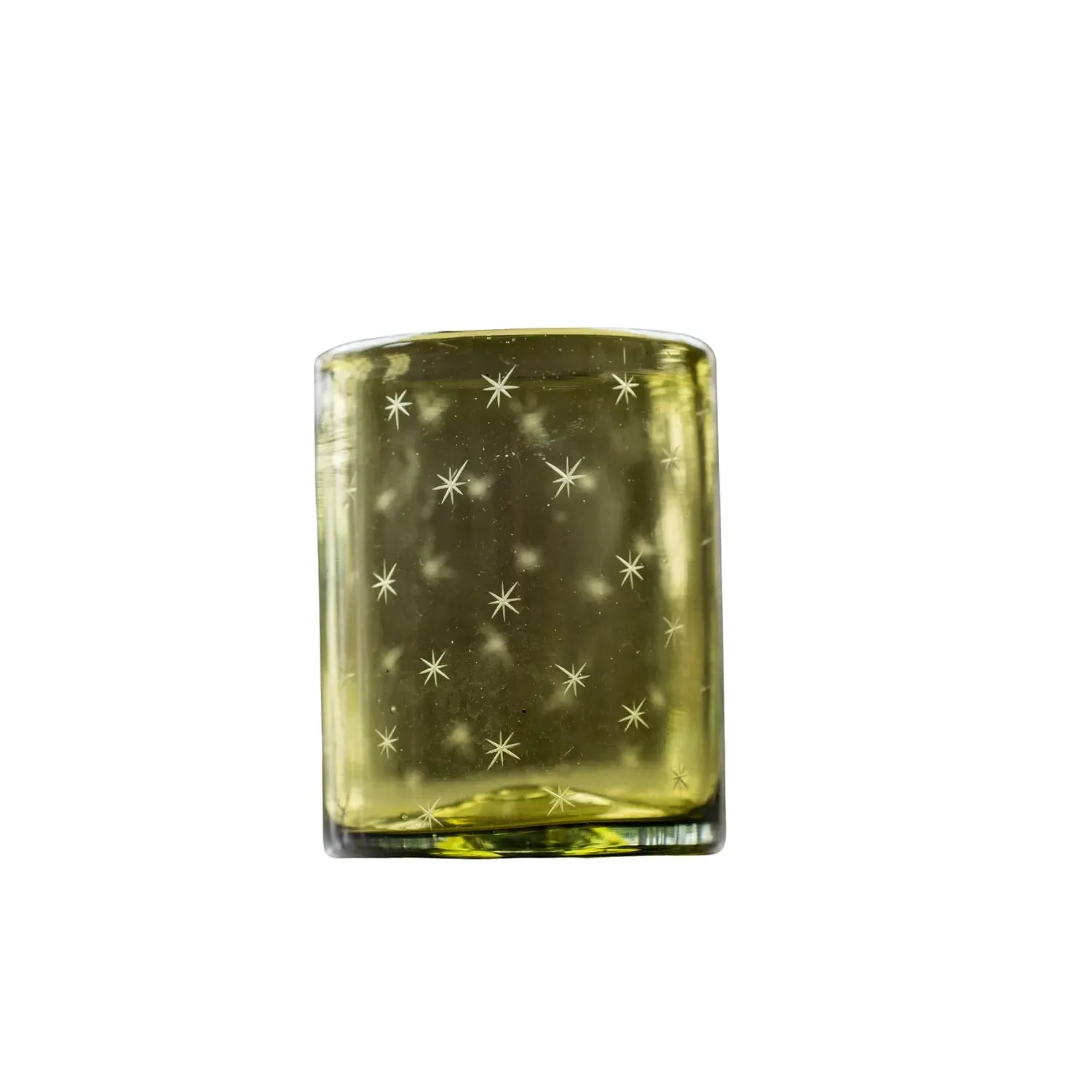 Starry Night Rocks Glass - Yellow image