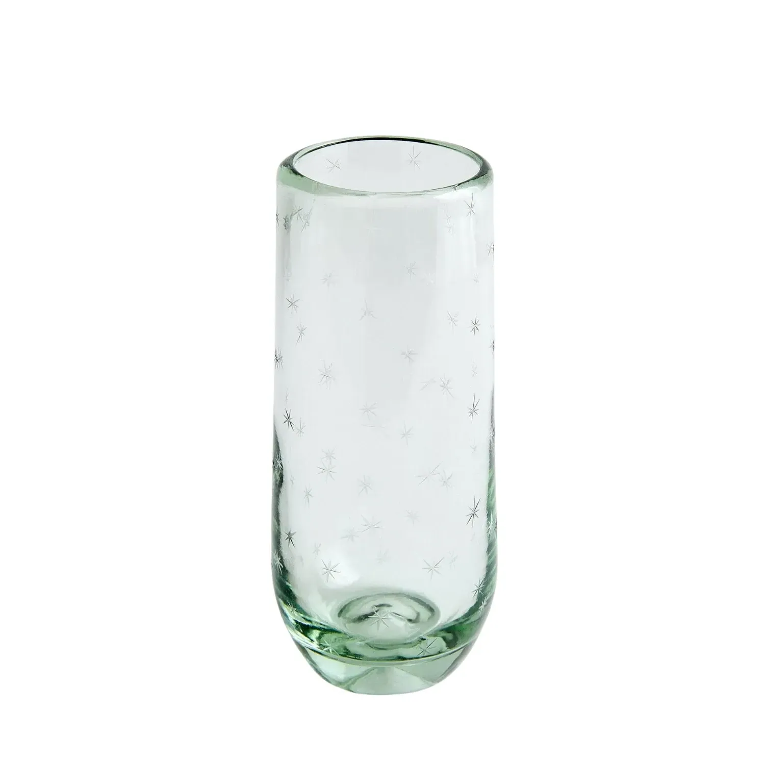 Starry Night Stemless Champagne Glass - Clear, Recycled Glass