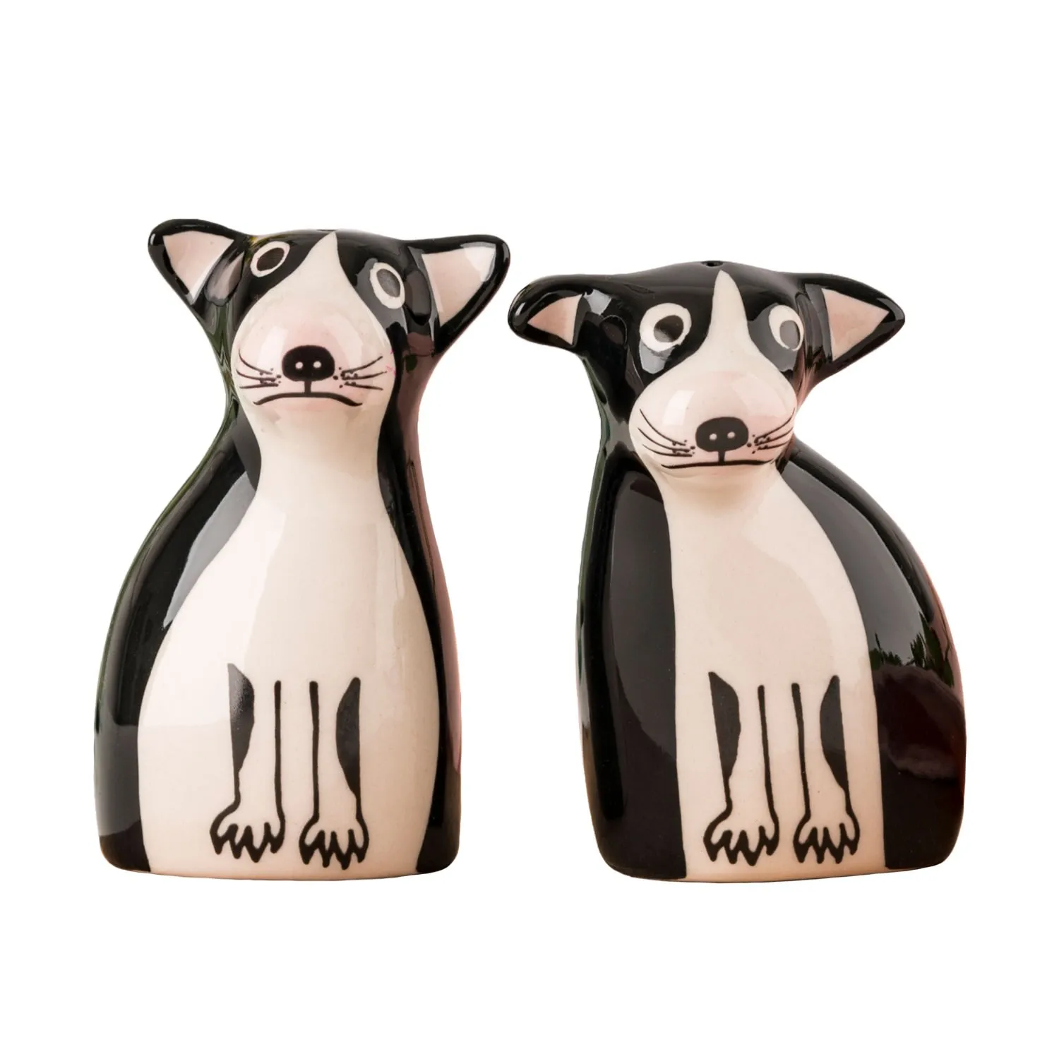 Boston Terrier Salt & Pepper Shakers - Black