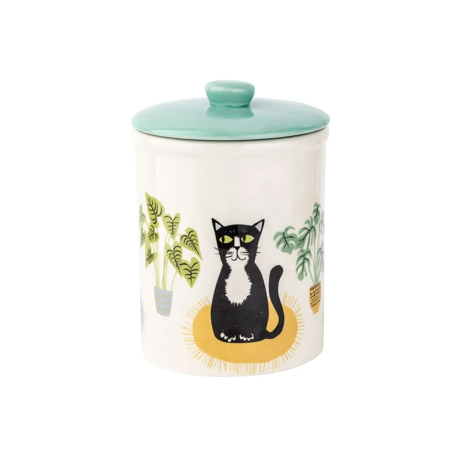 Cat Storage Jar - Brown
