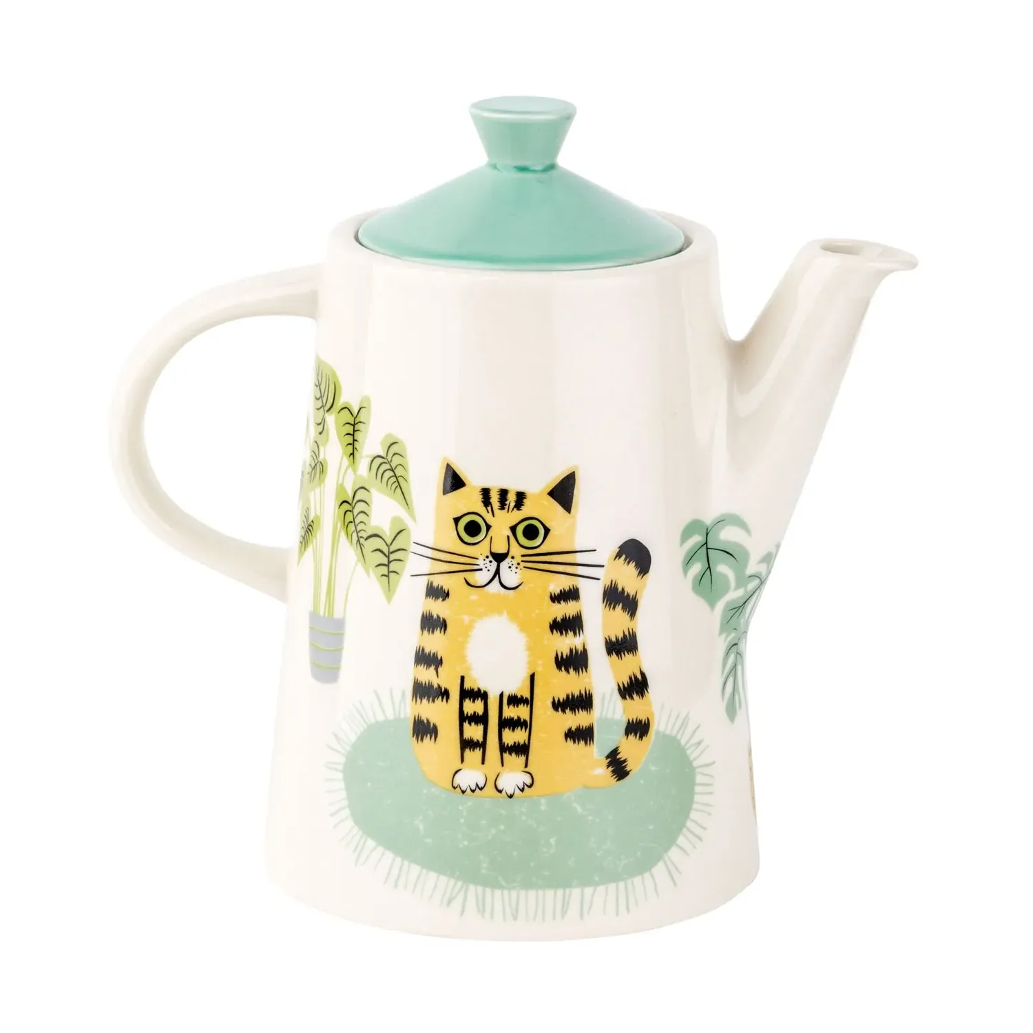 Cat Teapot - Brown, Ceramic image