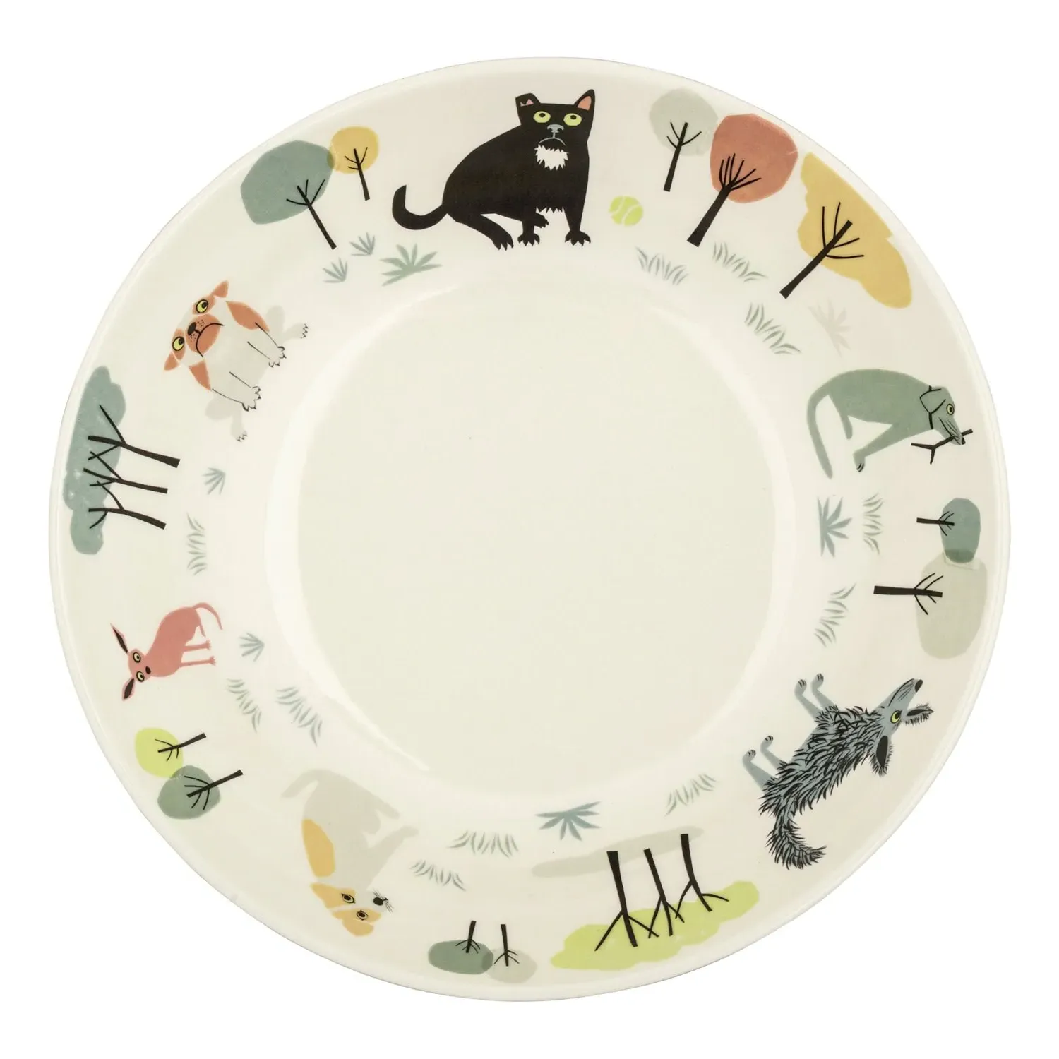 Dog Pasta Bowl - Blue image