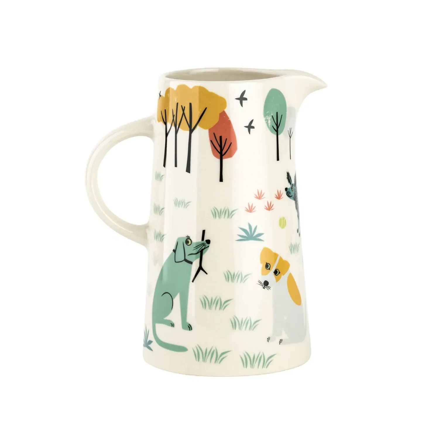 Dog Tall Jug - Ceramic