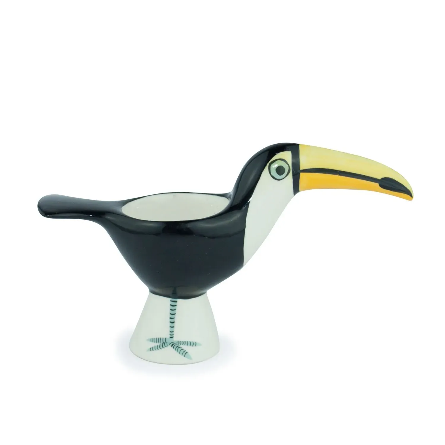 Hannah Turner Toucan Egg Cup - Black image