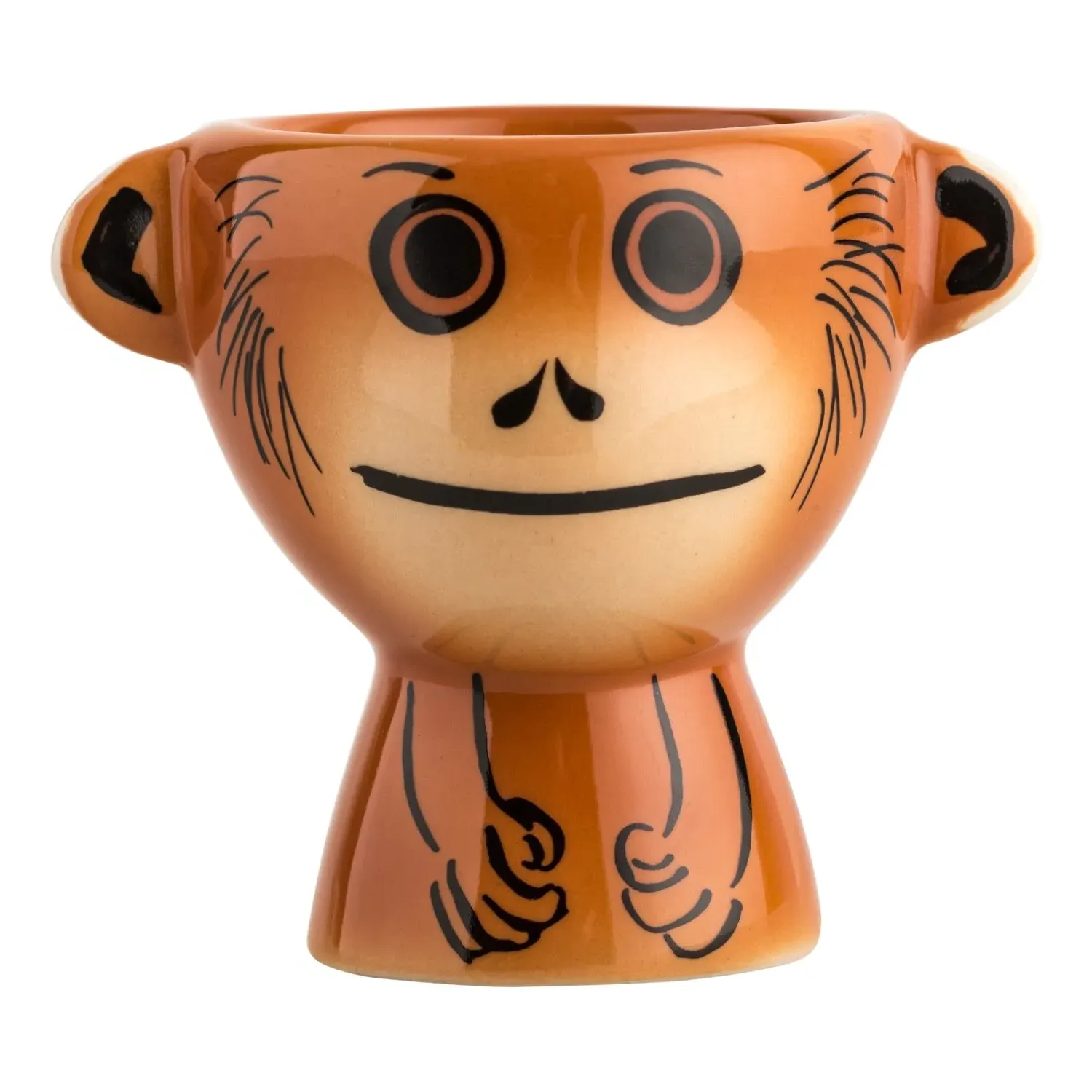 Orangutan Egg Cup - Orange image