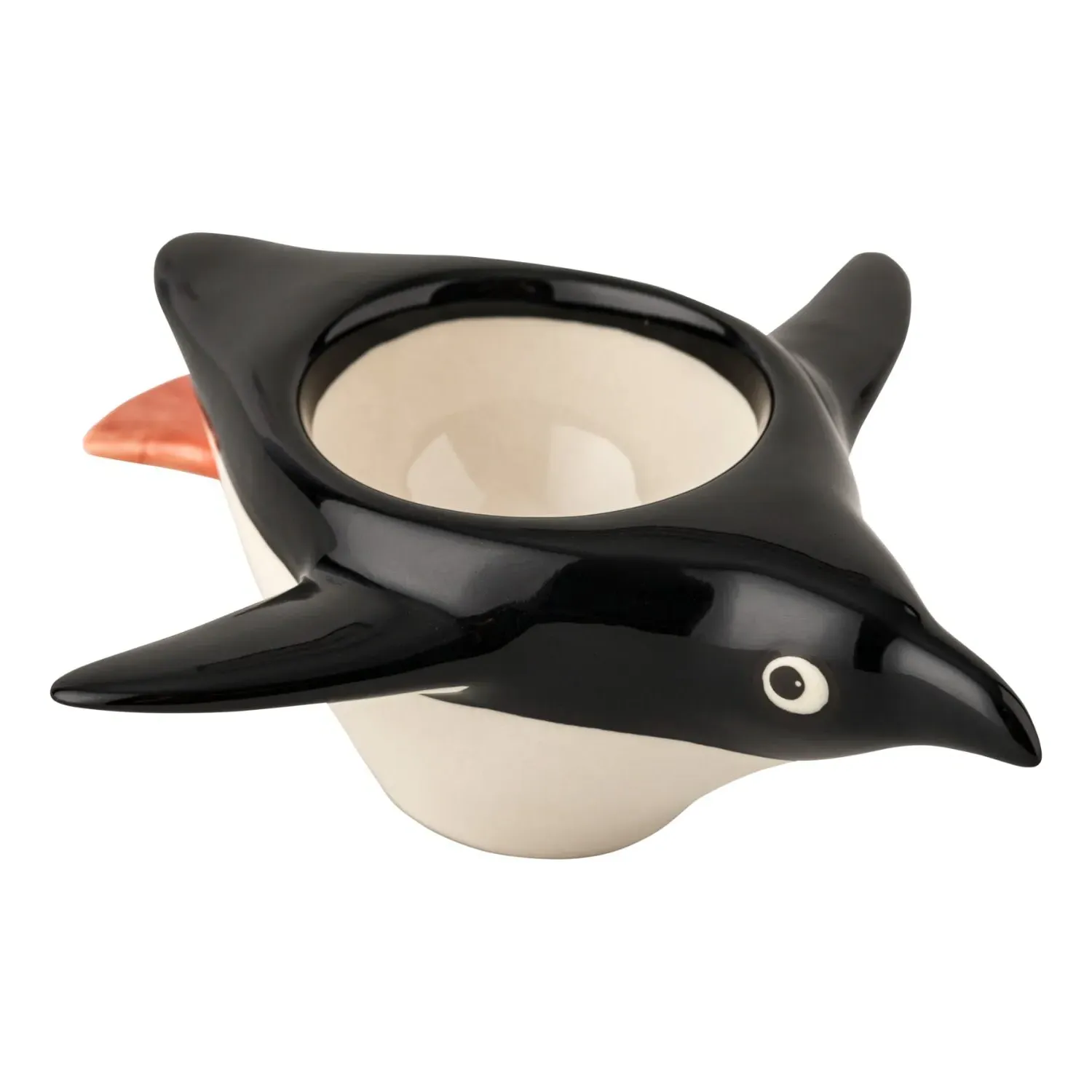 Penguin Egg Cup - White, Black image