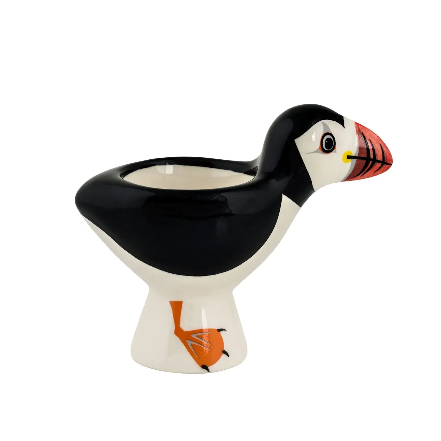 Puffin Egg Cup - Black image
