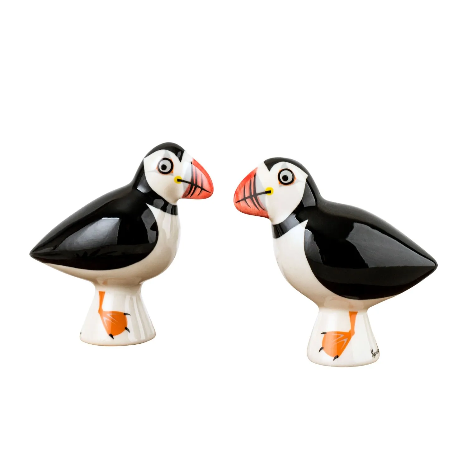 Puffin Salt & Pepper Shakers - White, Black