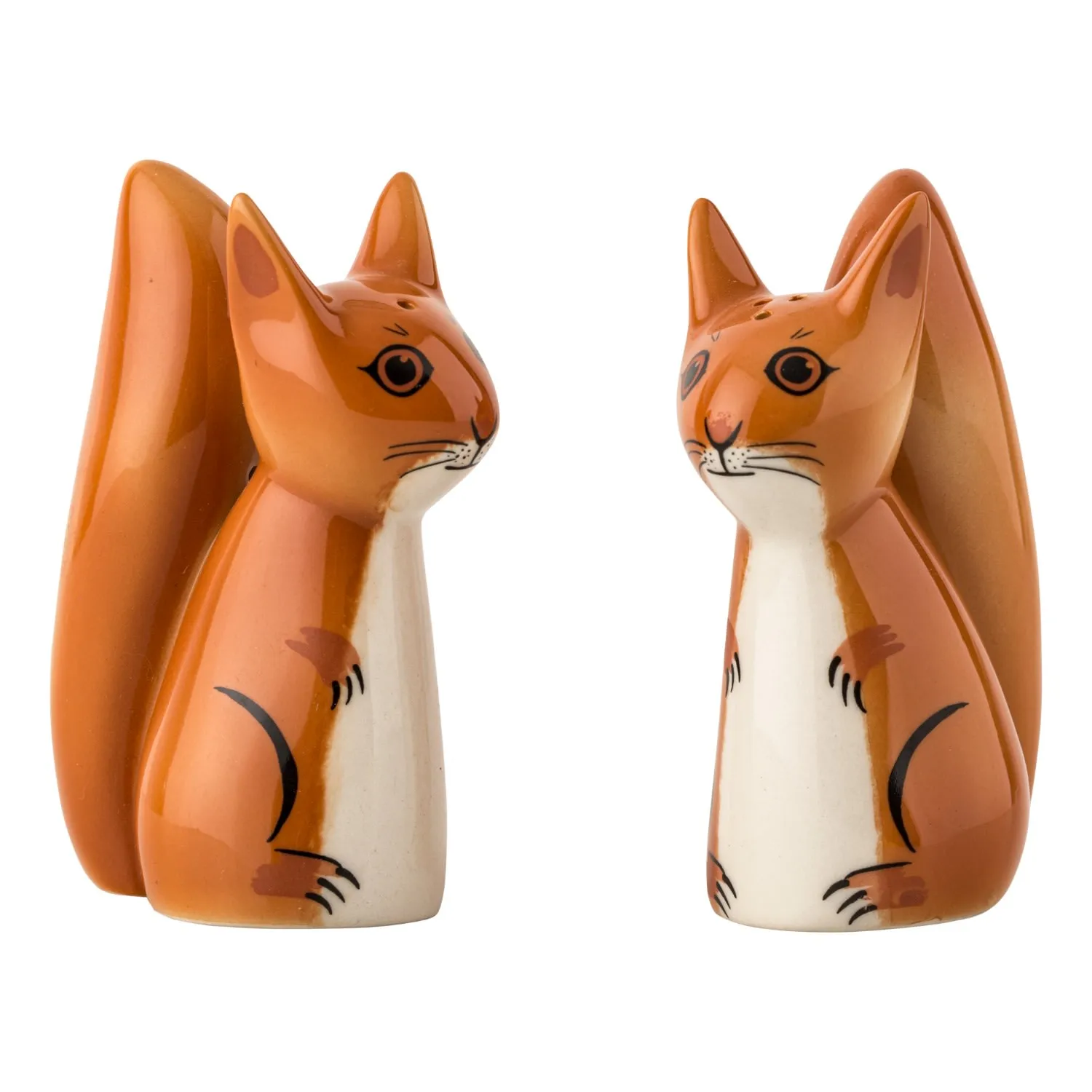 Red Squirrel Salt & Pepper Shakers - Brown