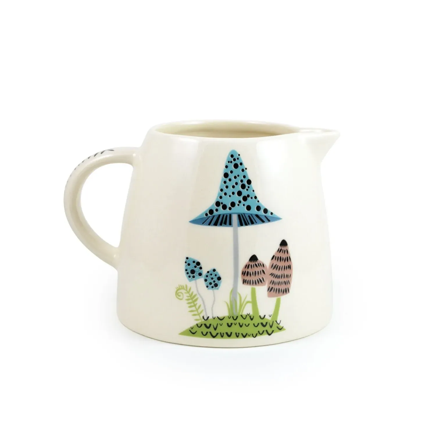 Toadstool Milk Jug - White image