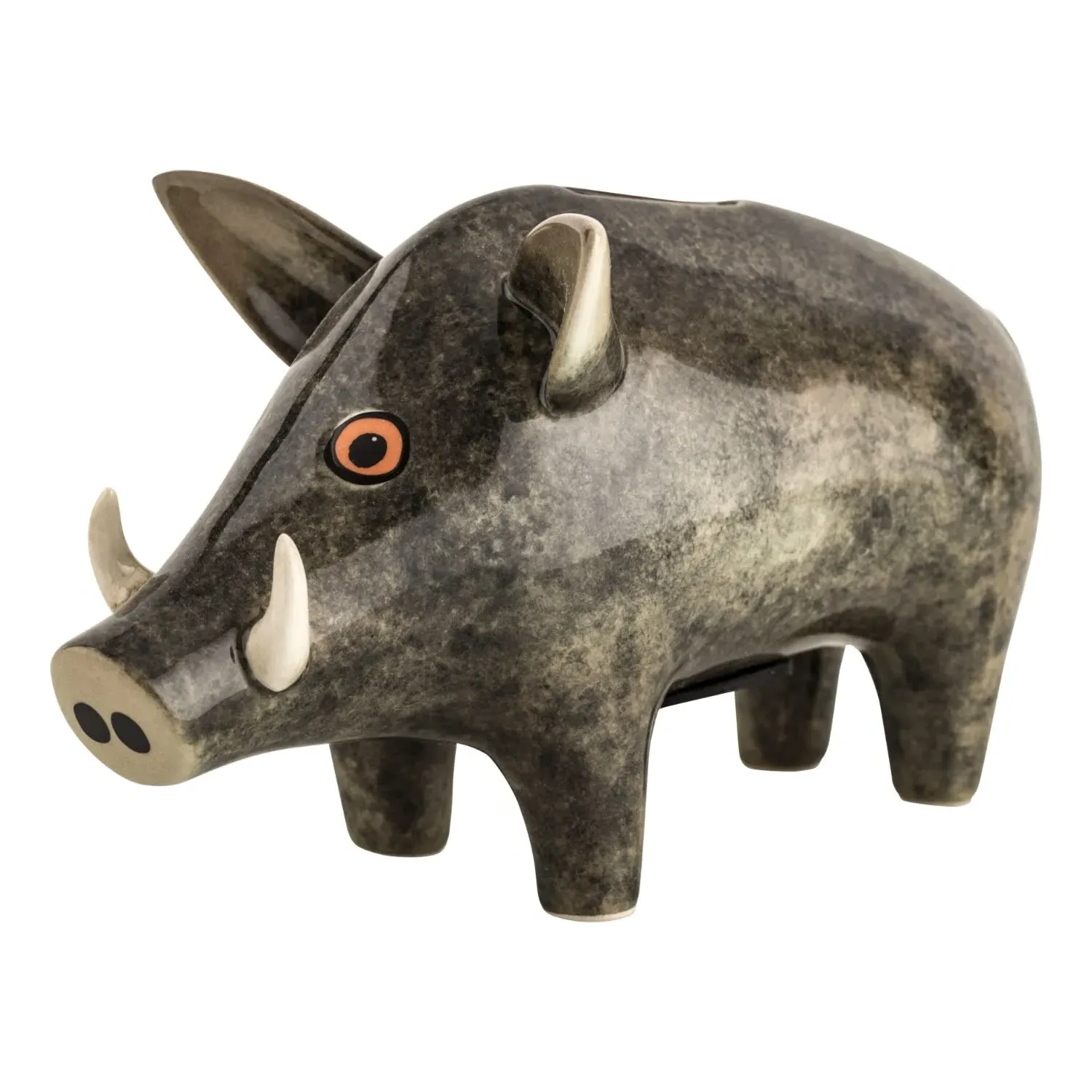Wild Boar Money Box - Grey