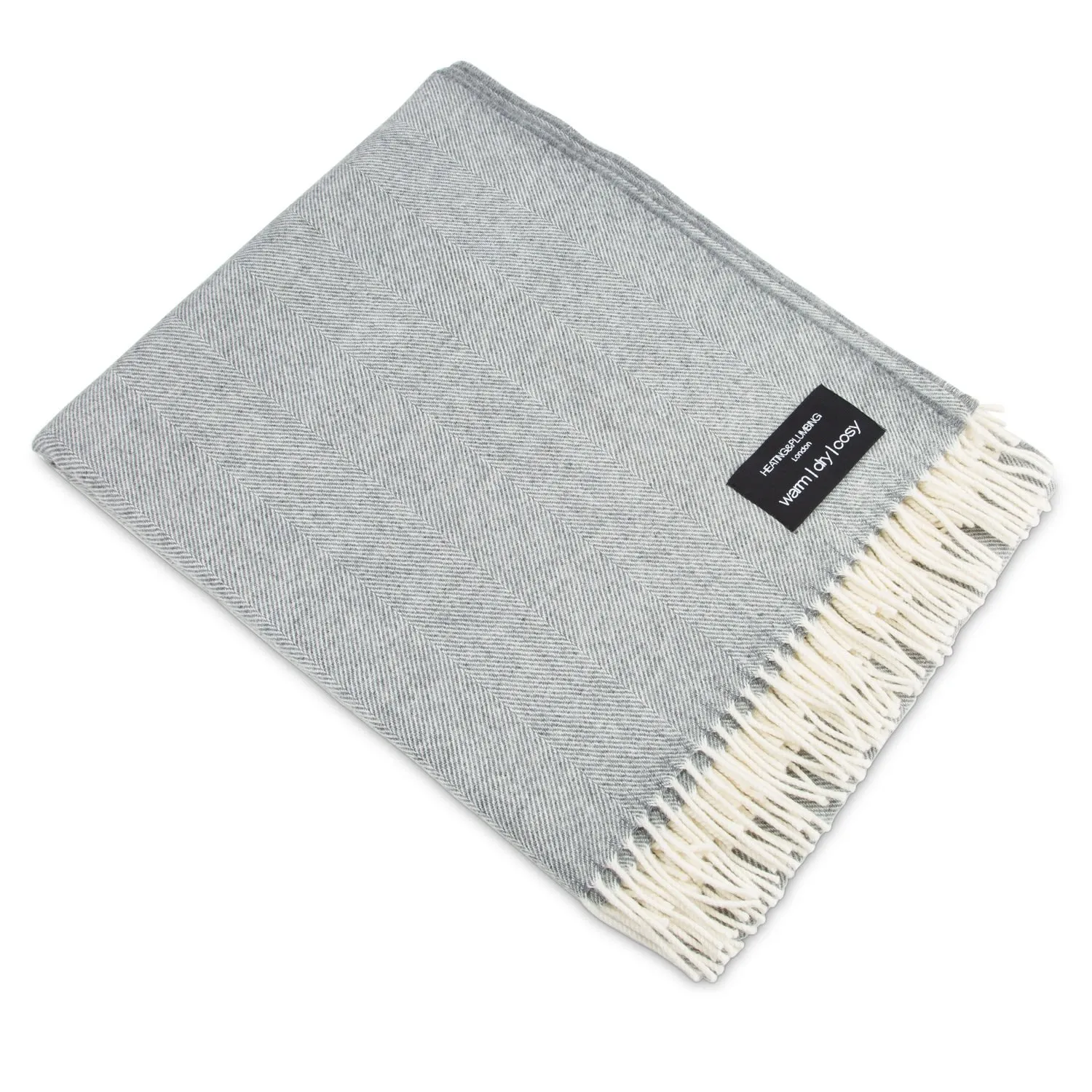 Daydreams Merino Lambswool Throw - Grey