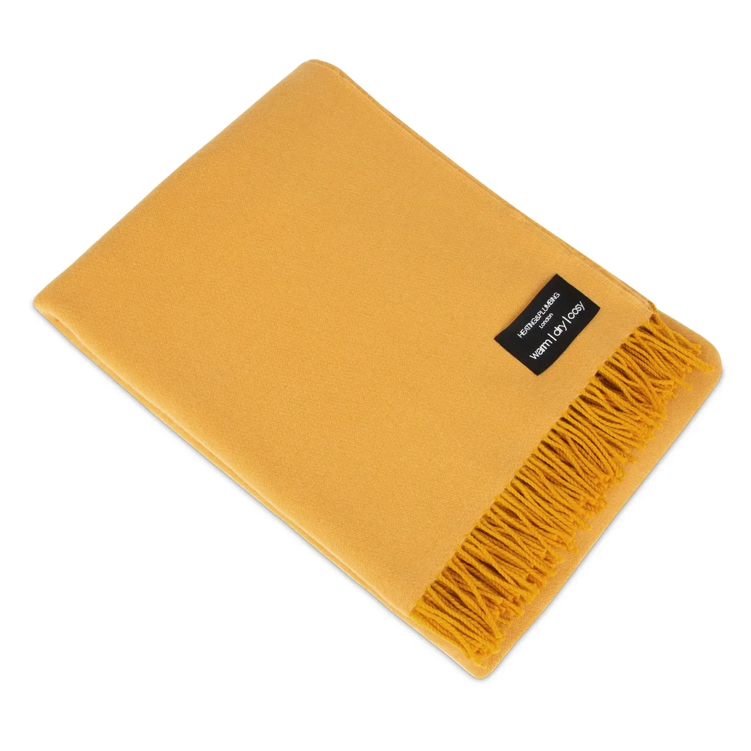 Daydreams Merino Lambswool Throw - Yellow