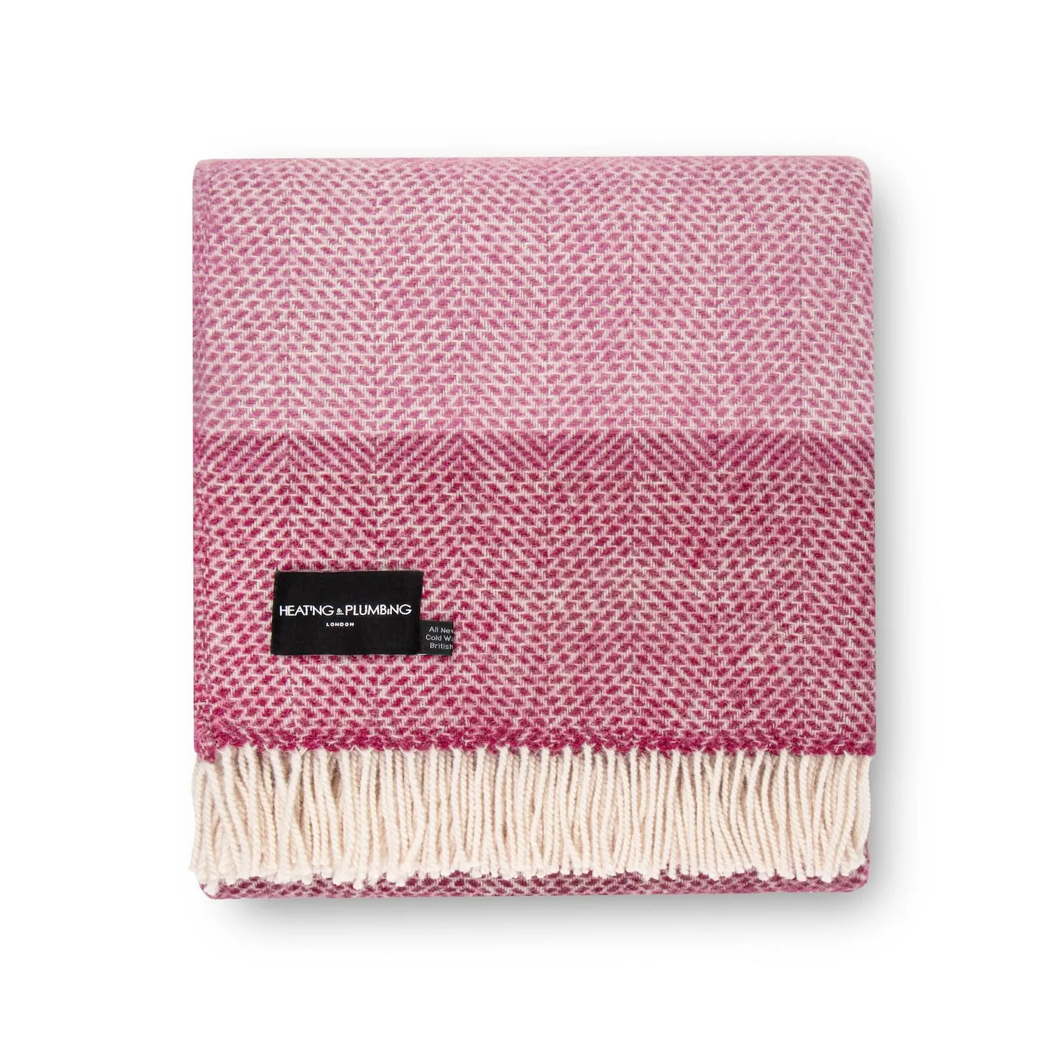 Evening Tales Pure New Wool Blanket - White