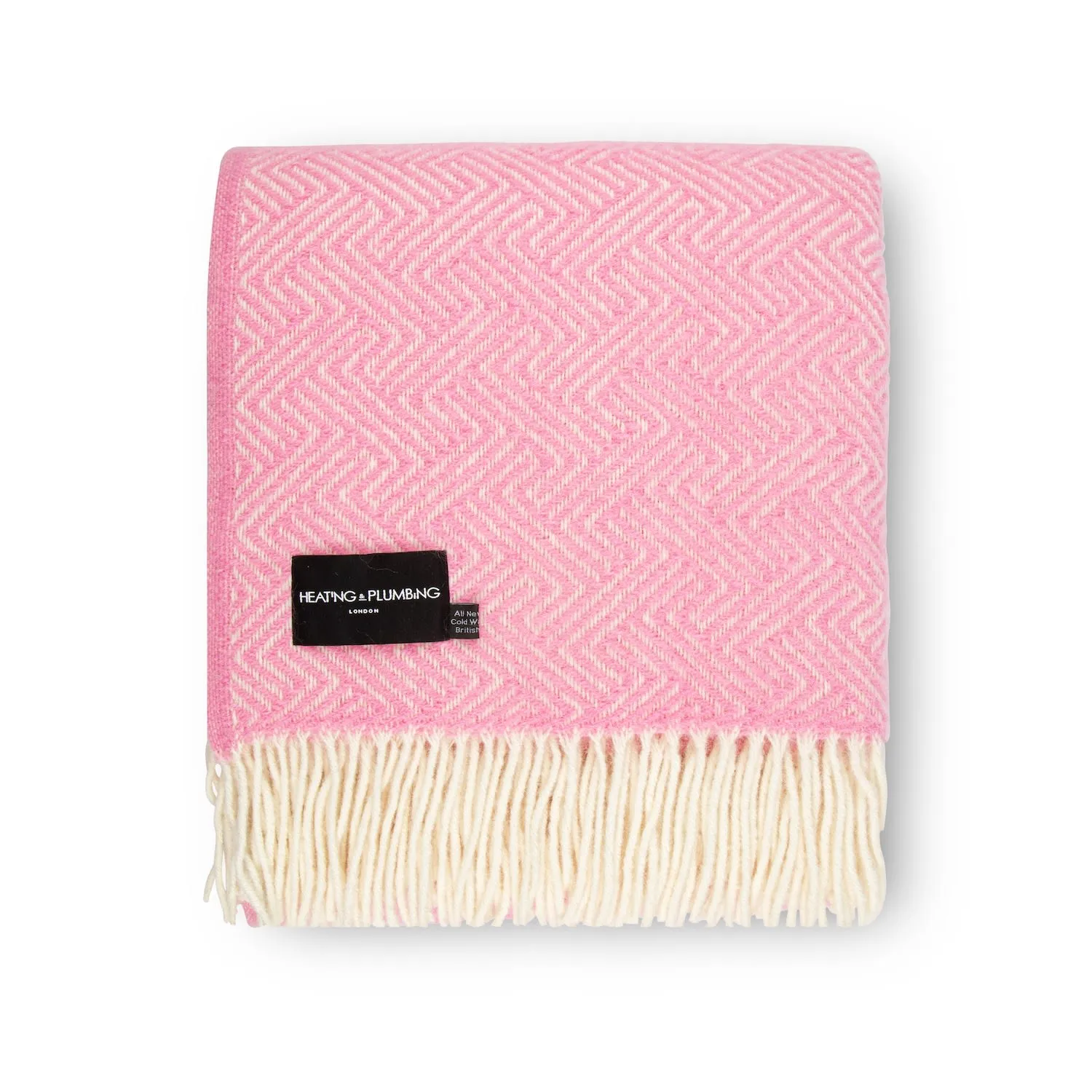 Lollypop Wool Blanket - Pink