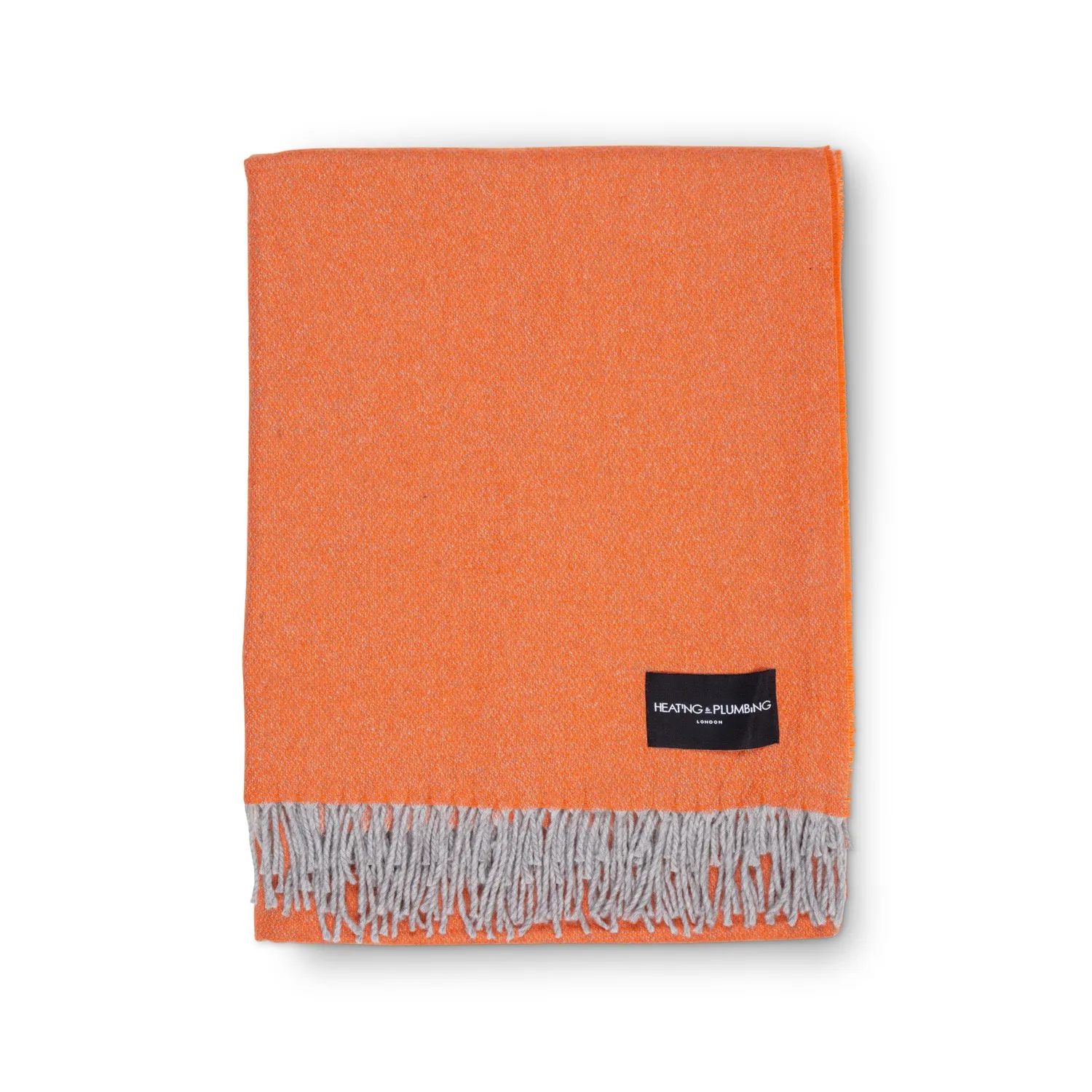 Love Stories Cashmere Blanket - Orange